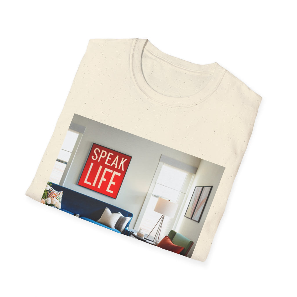 Unisex "Speak Life" Poster Style Softstyle T-Shirt