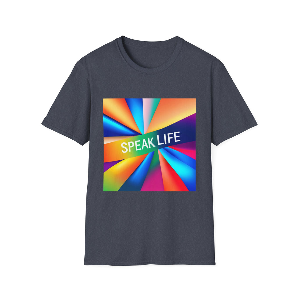"Speak Life" Kaleidoscope Women's Softstyle T-Shirt