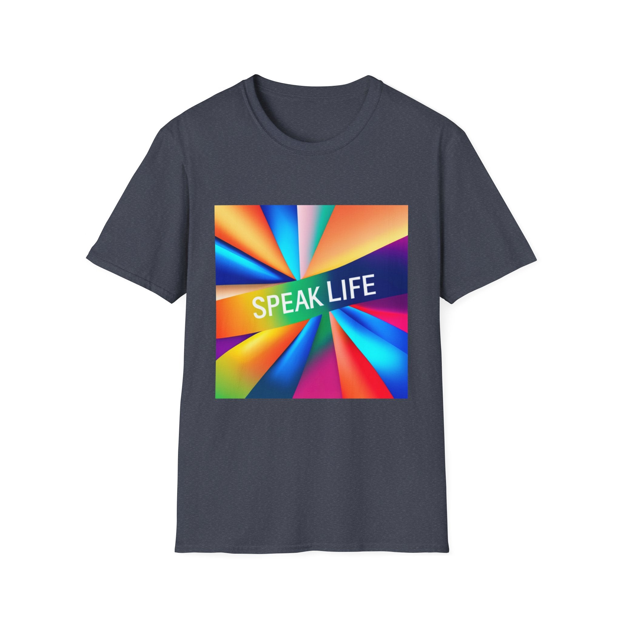 "Speak Life" Kaleidoscope Women's Softstyle T-Shirt