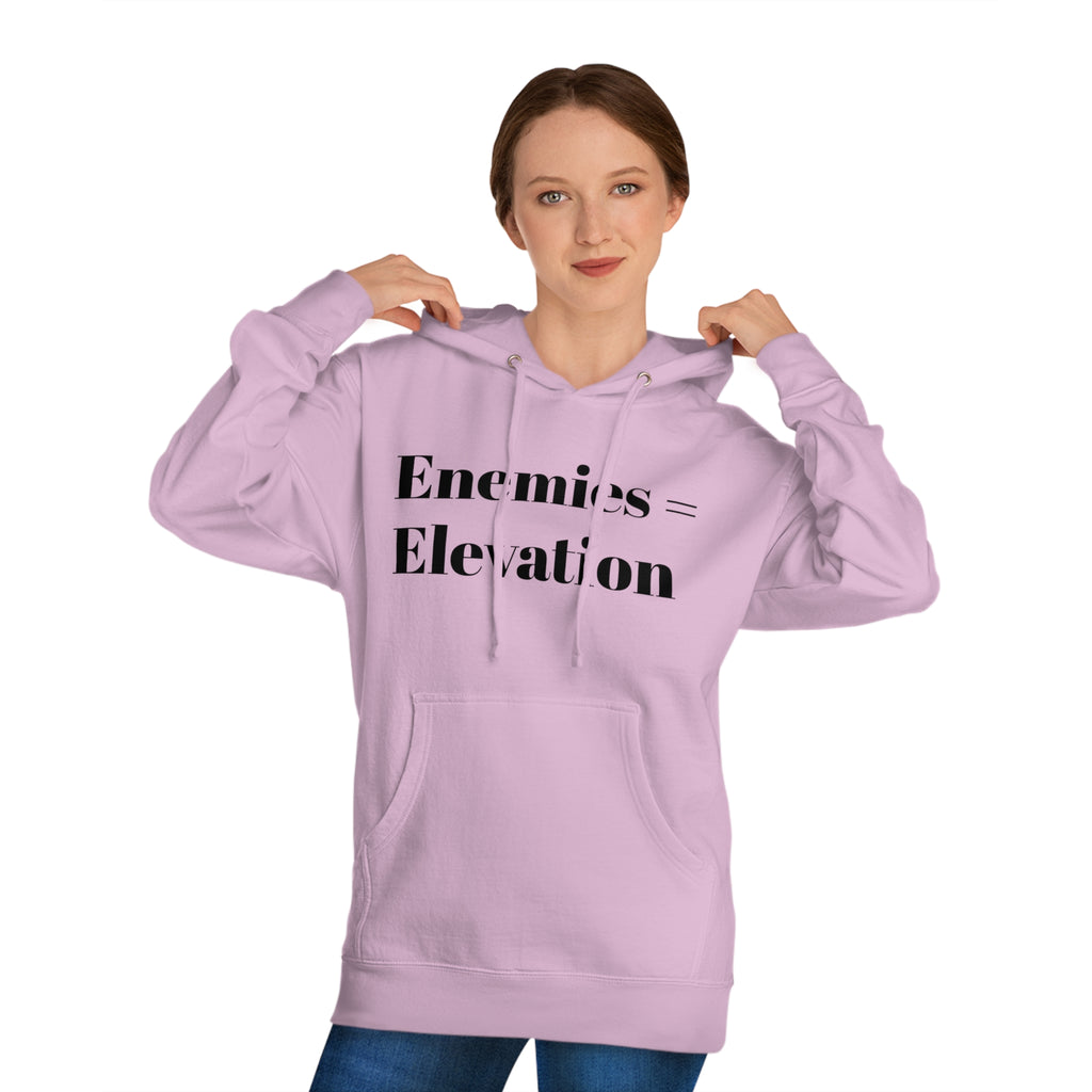 "Enemies = Elevation" Unisex Hooded Sweatshirt