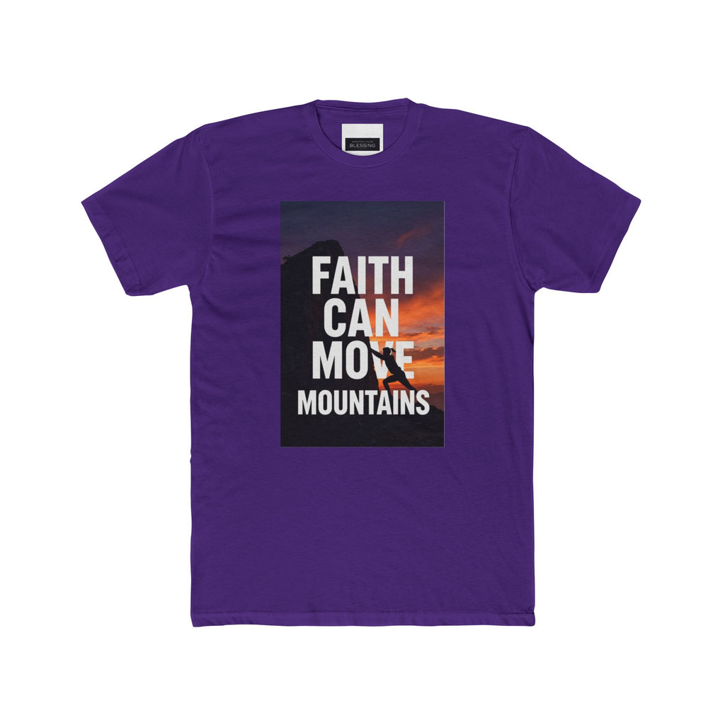 Faith Can Move Mountains T‑Shirt — Inspirational Christian Graphic Tee