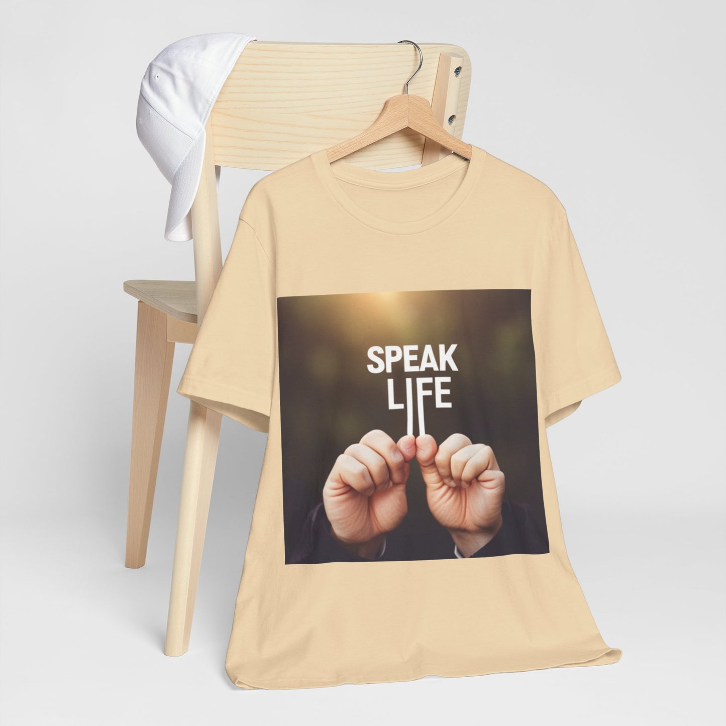 "Speak Life" Hands Unisex Jersey Short Sleeve Tee