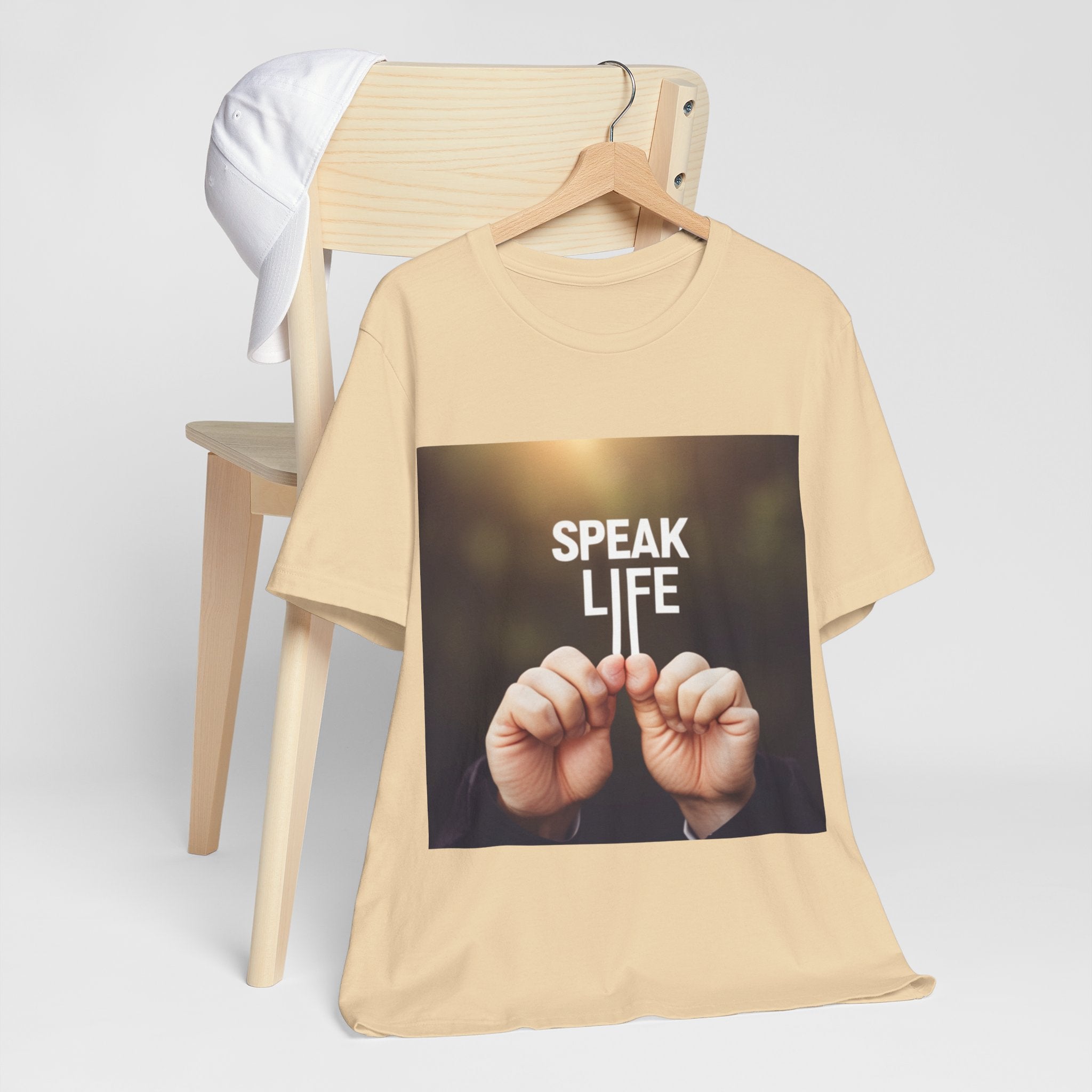 "Speak Life" Hands Unisex Jersey Short Sleeve Tee