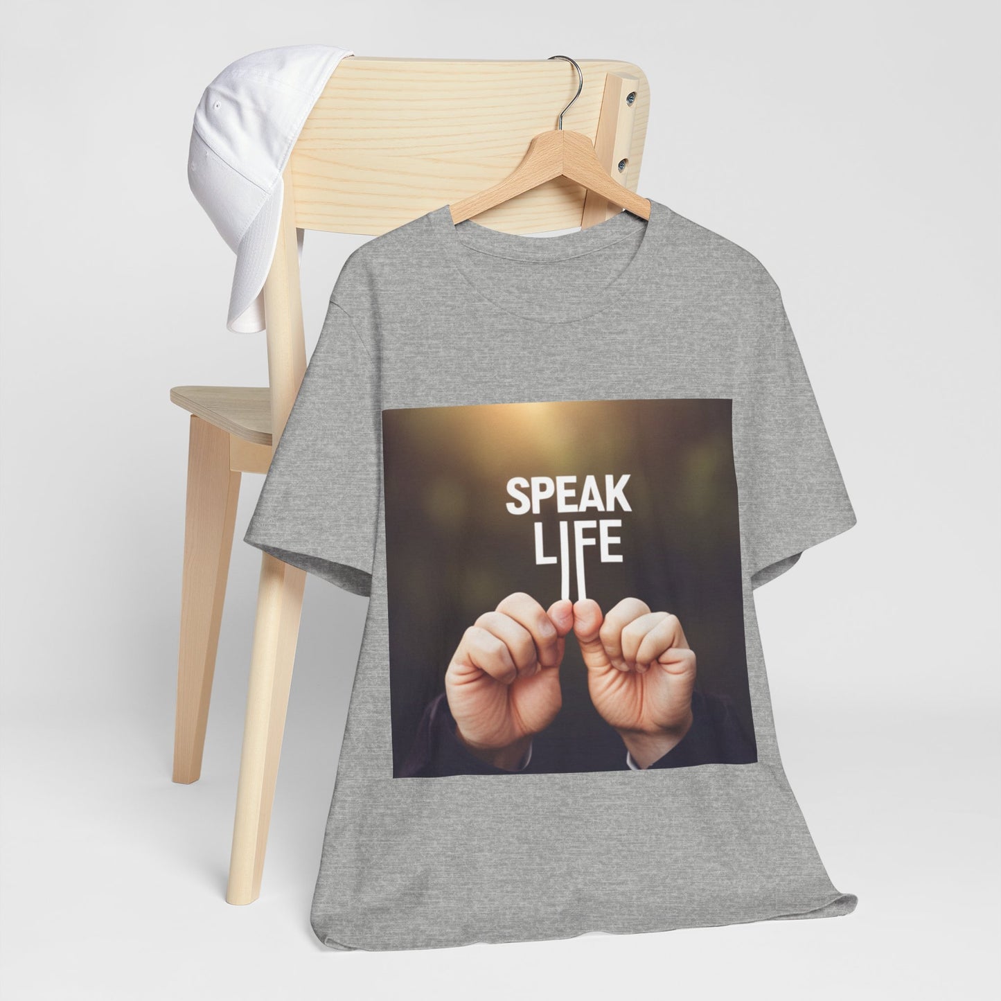 "Speak Life" Hands Unisex Jersey Short Sleeve Tee