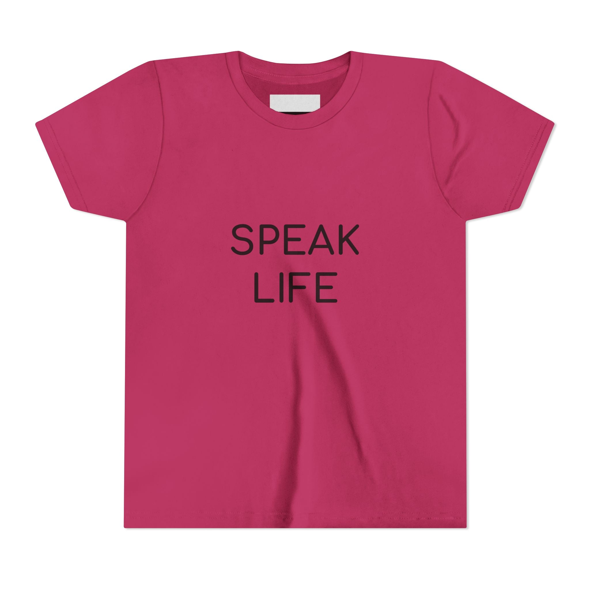 Youth Tee - "Speak Life" Inspirational Kids T‑Shirt
