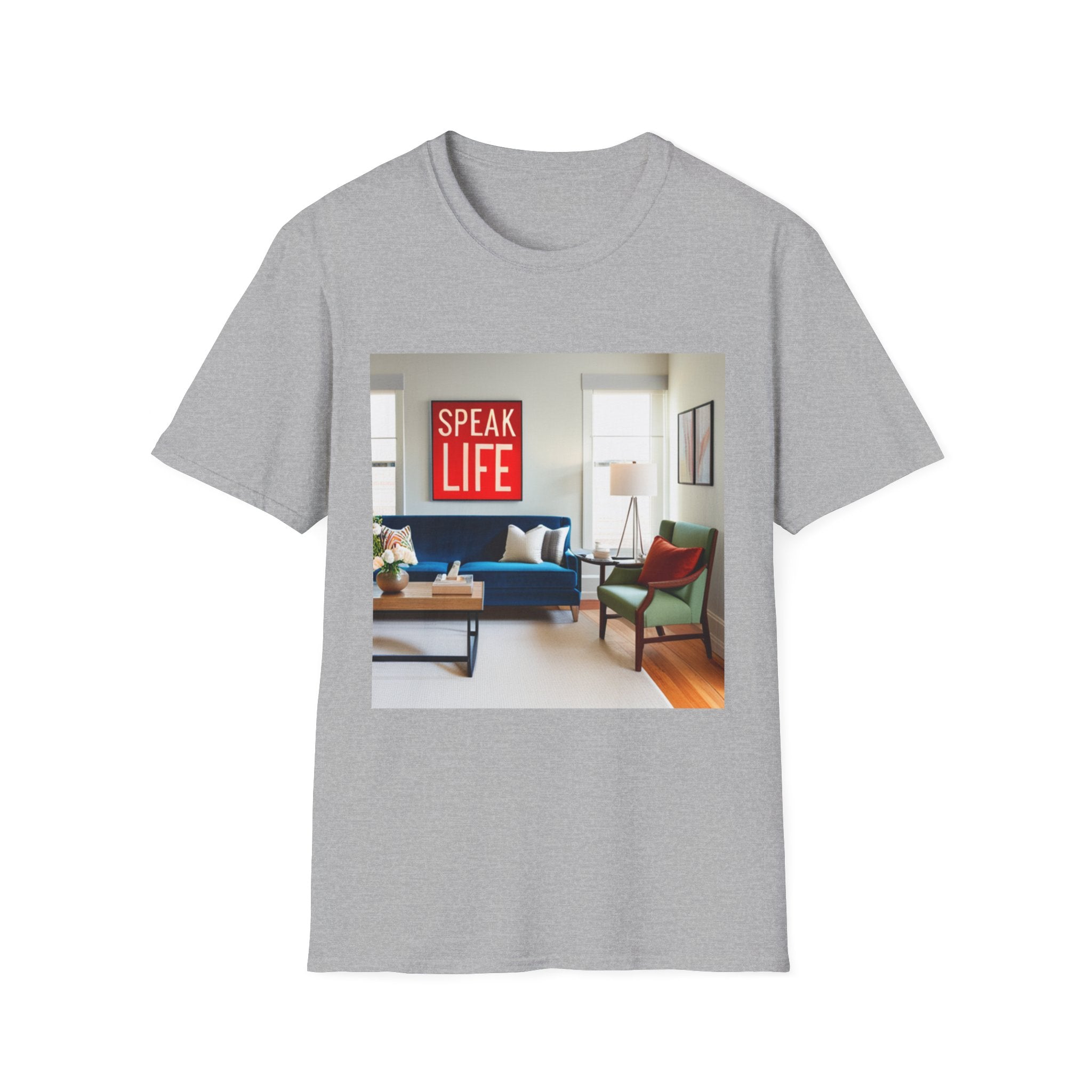 Unisex "Speak Life" Poster Style Softstyle T-Shirt