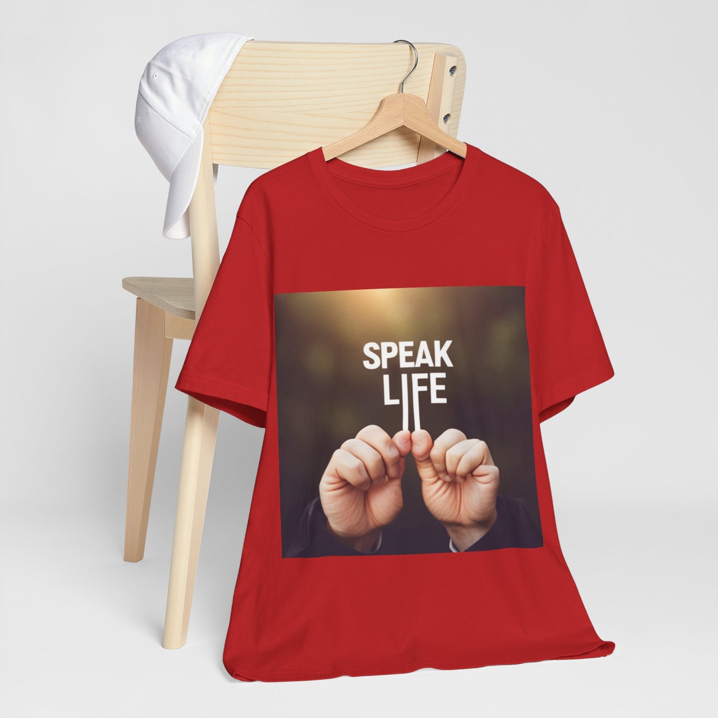 "Speak Life" Hands Unisex Jersey Short Sleeve Tee