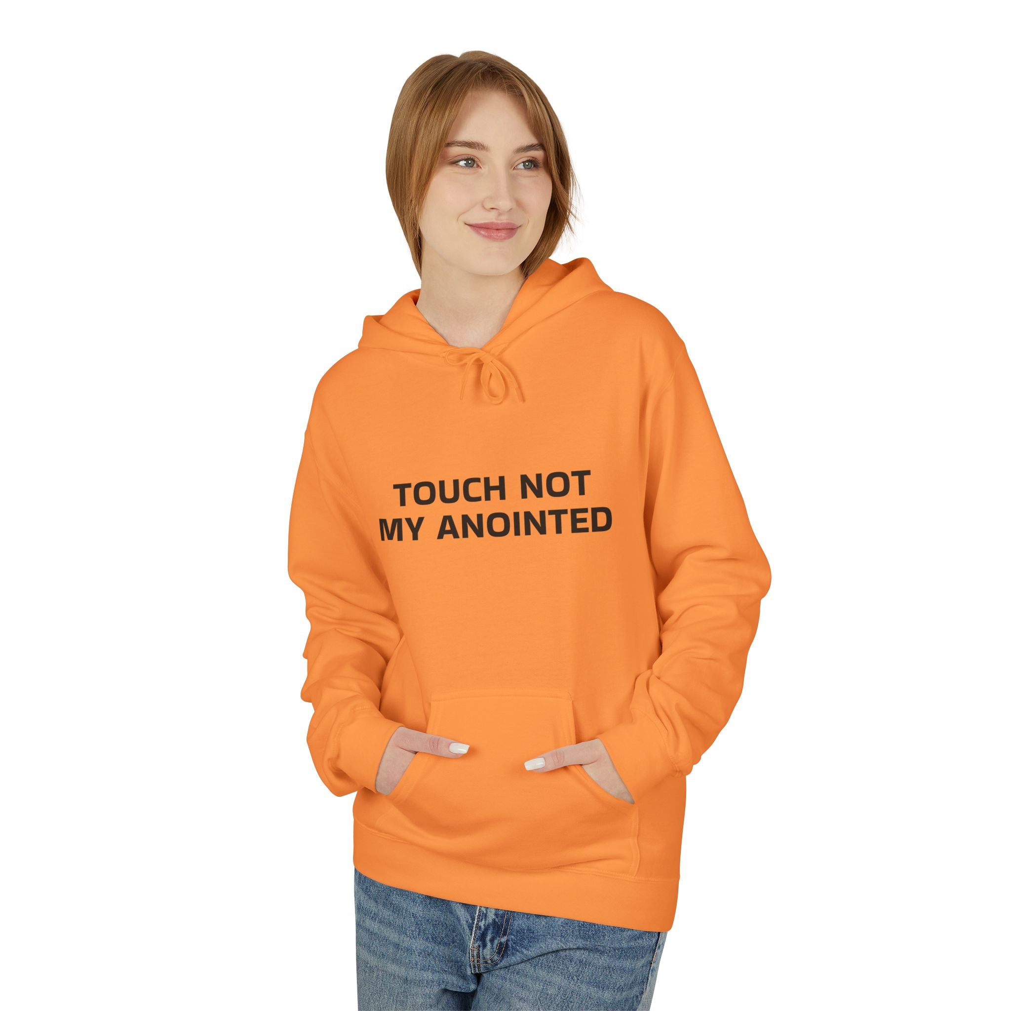 "Touch Not My Anointed" Unisex Fleece Hoodie