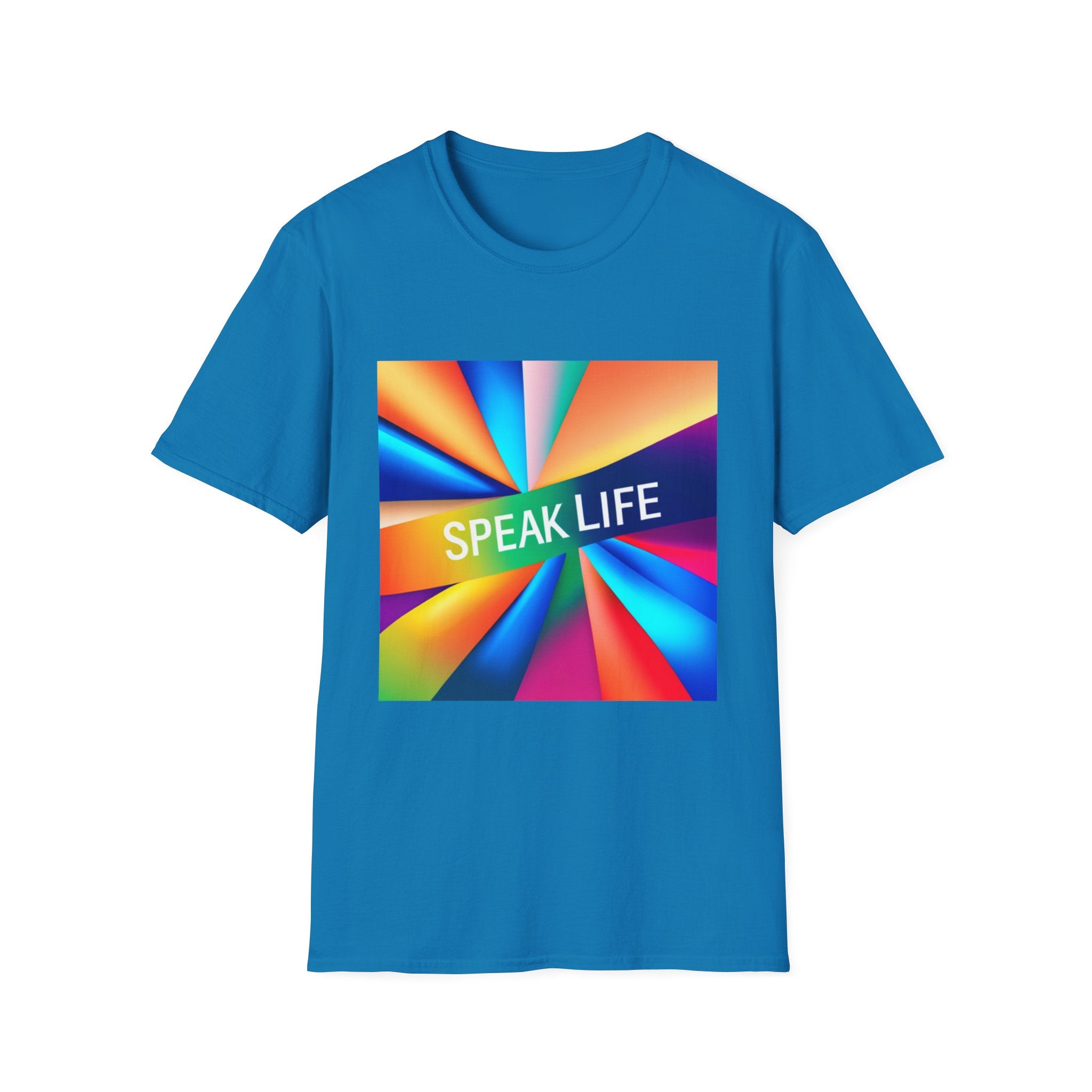 "Speak Life" Kaleidoscope Women's Softstyle T-Shirt