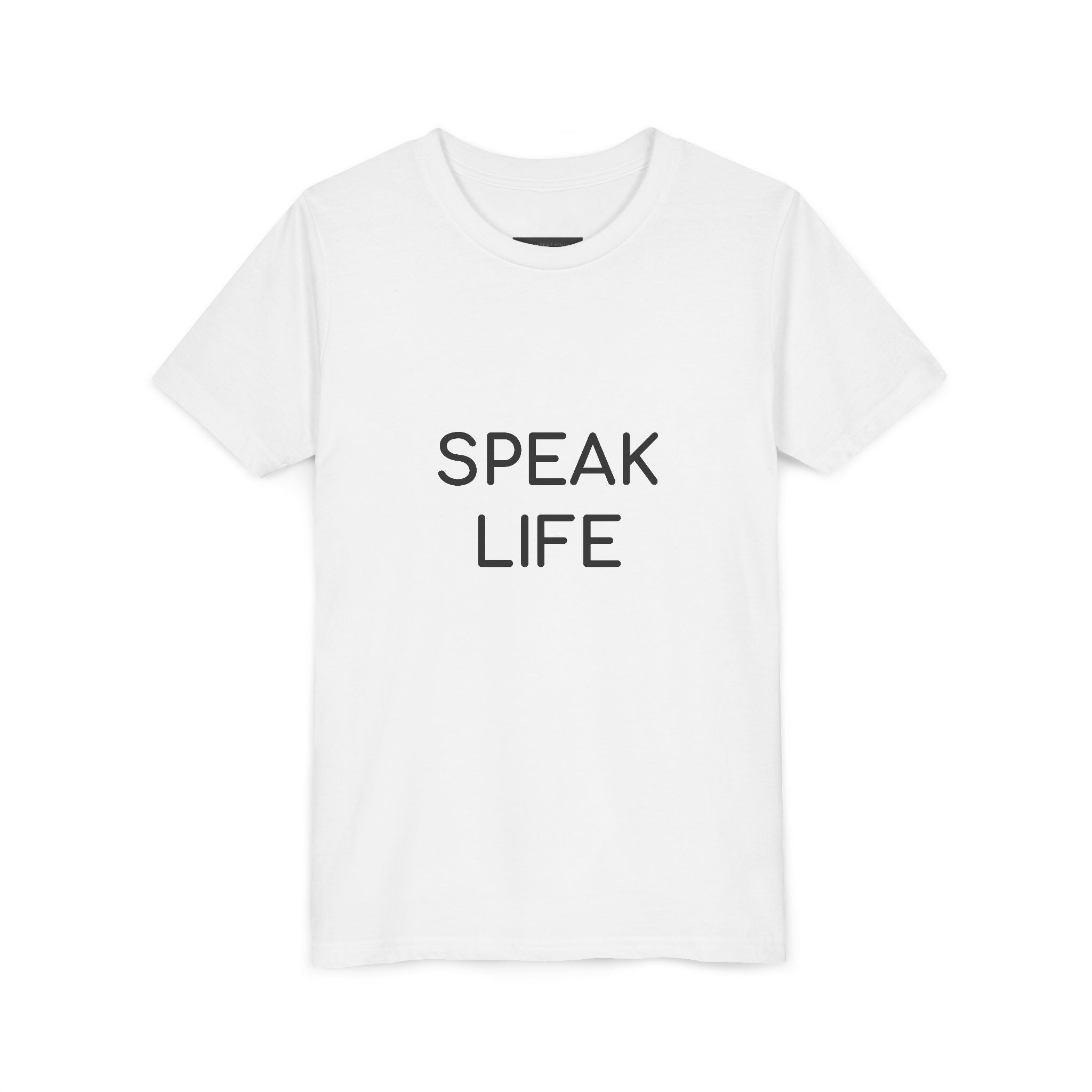 Youth Tee - "Speak Life" Inspirational Kids T‑Shirt