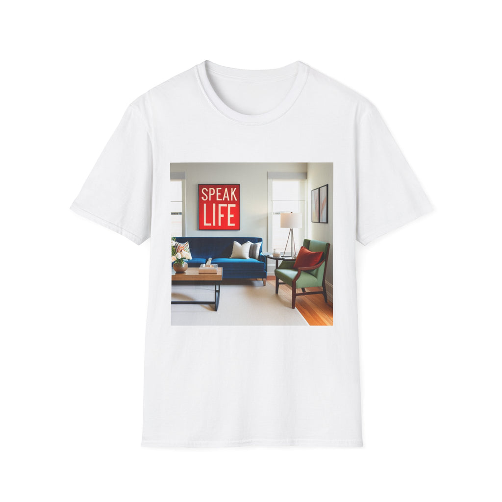 Unisex "Speak Life" Poster Style Softstyle T-Shirt
