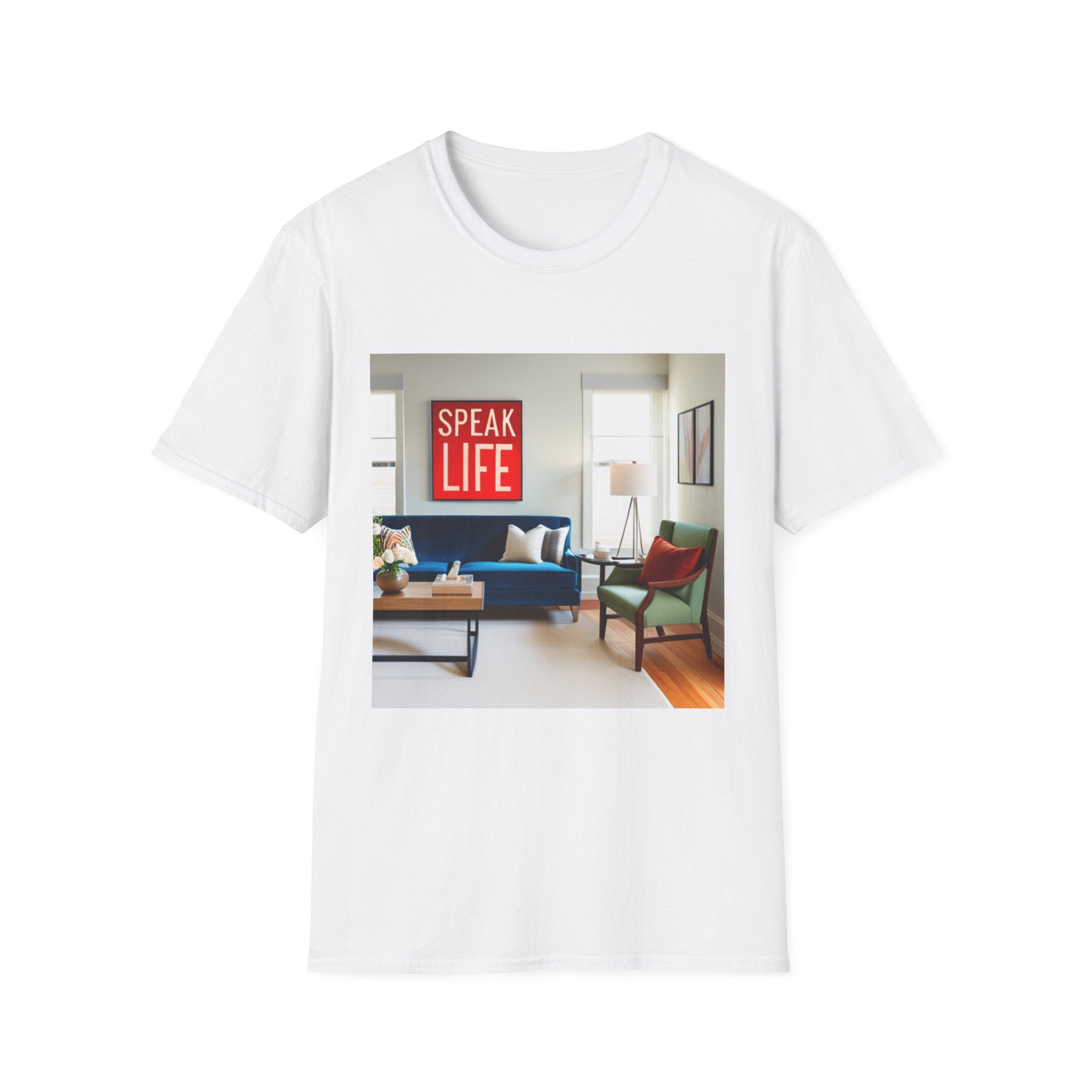 Unisex "Speak Life" Poster Style Softstyle T-Shirt