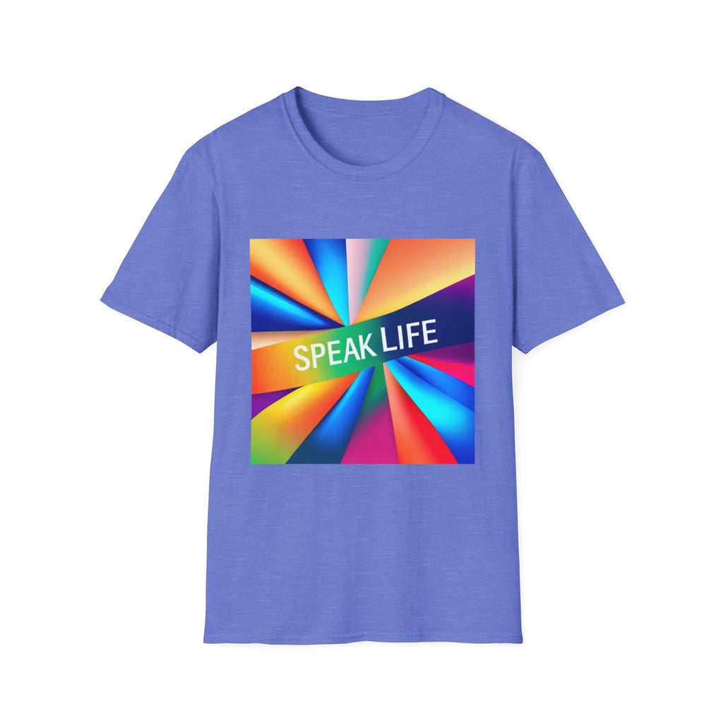 "Speak Life" Kaleidoscope Women's Softstyle T-Shirt
