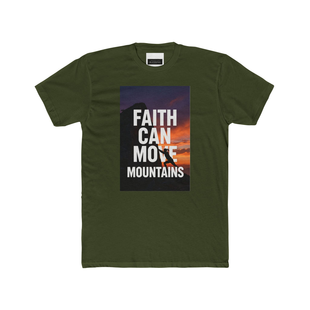 Faith Can Move Mountains T‑Shirt — Inspirational Christian Graphic Tee
