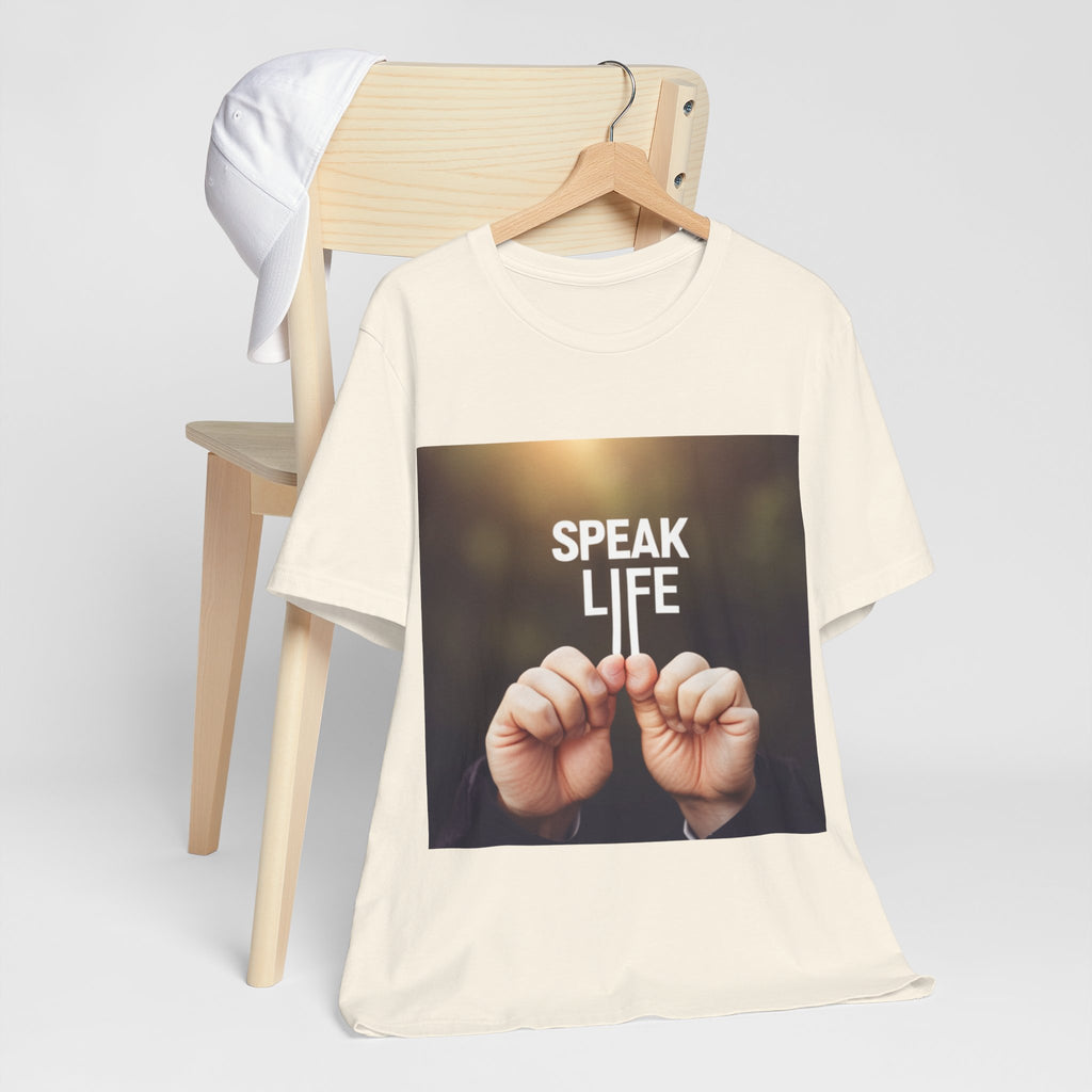 "Speak Life" Hands Unisex Jersey Short Sleeve Tee
