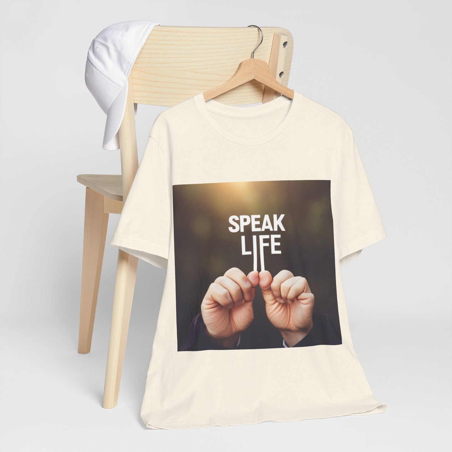 "Speak Life" Hands Unisex Jersey Short Sleeve Tee