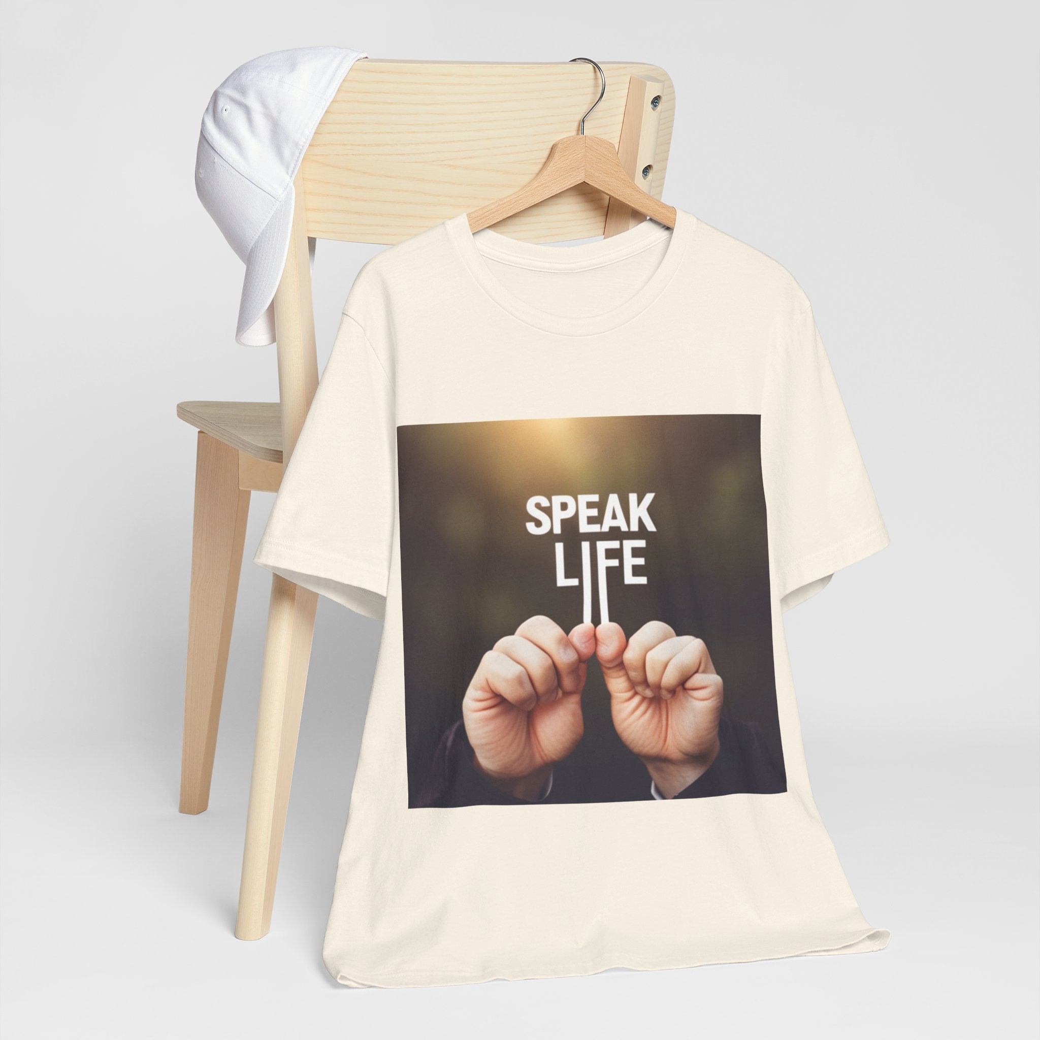 "Speak Life" Hands Unisex Jersey Short Sleeve Tee