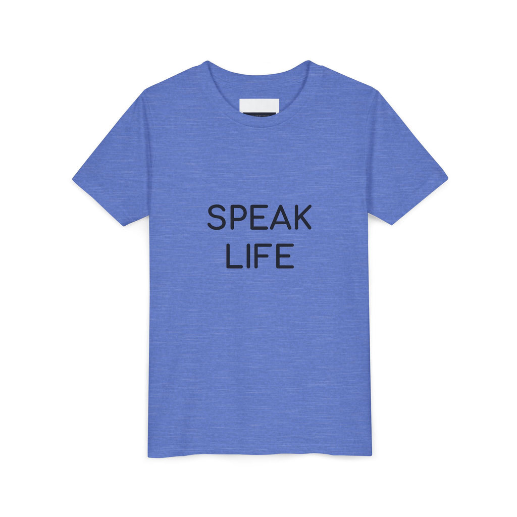 Youth Tee - "Speak Life" Inspirational Kids T‑Shirt
