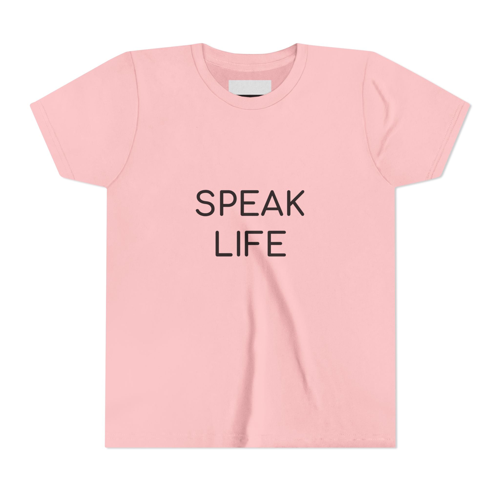 Youth Tee - "Speak Life" Inspirational Kids T‑Shirt