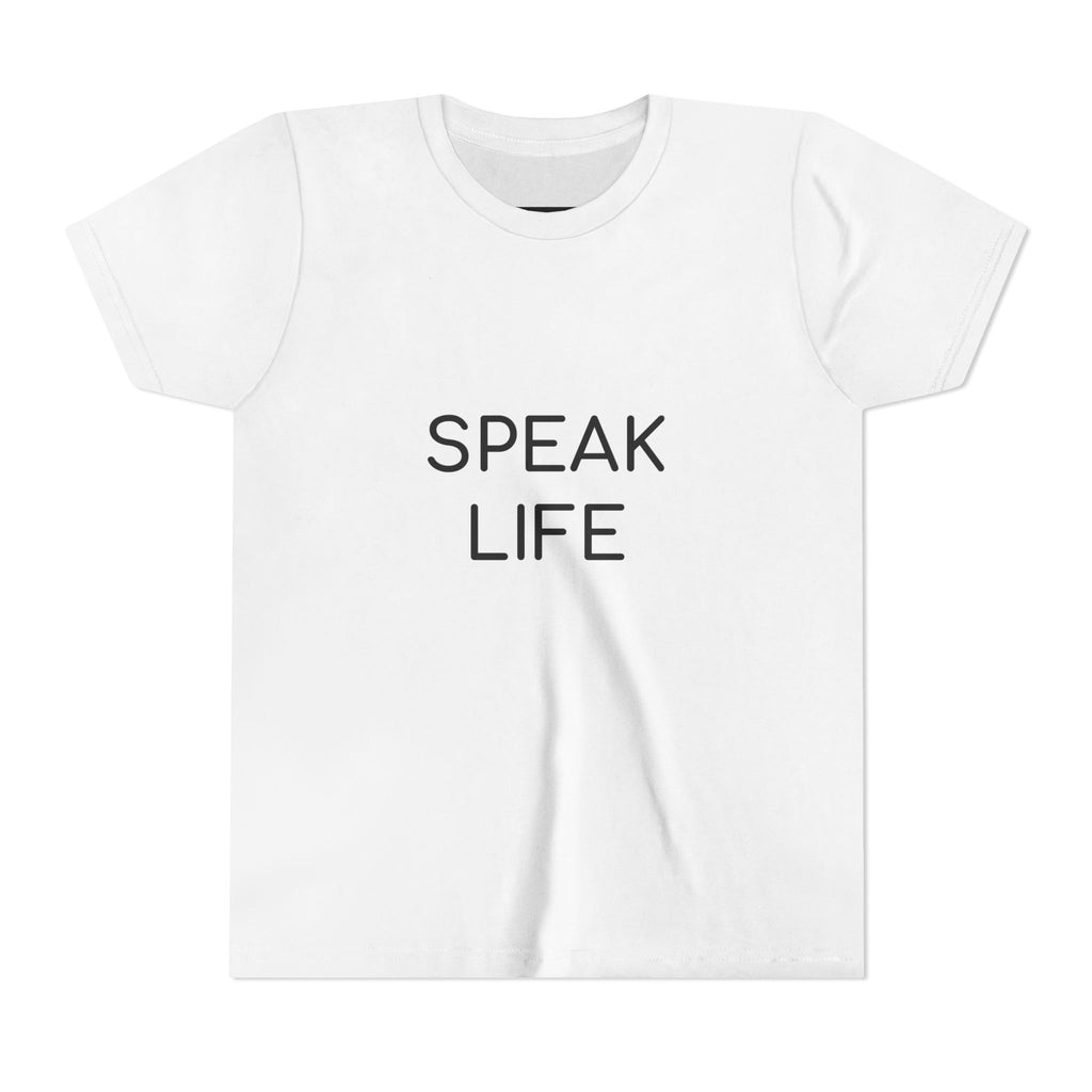 Youth Tee - "Speak Life" Inspirational Kids T‑Shirt