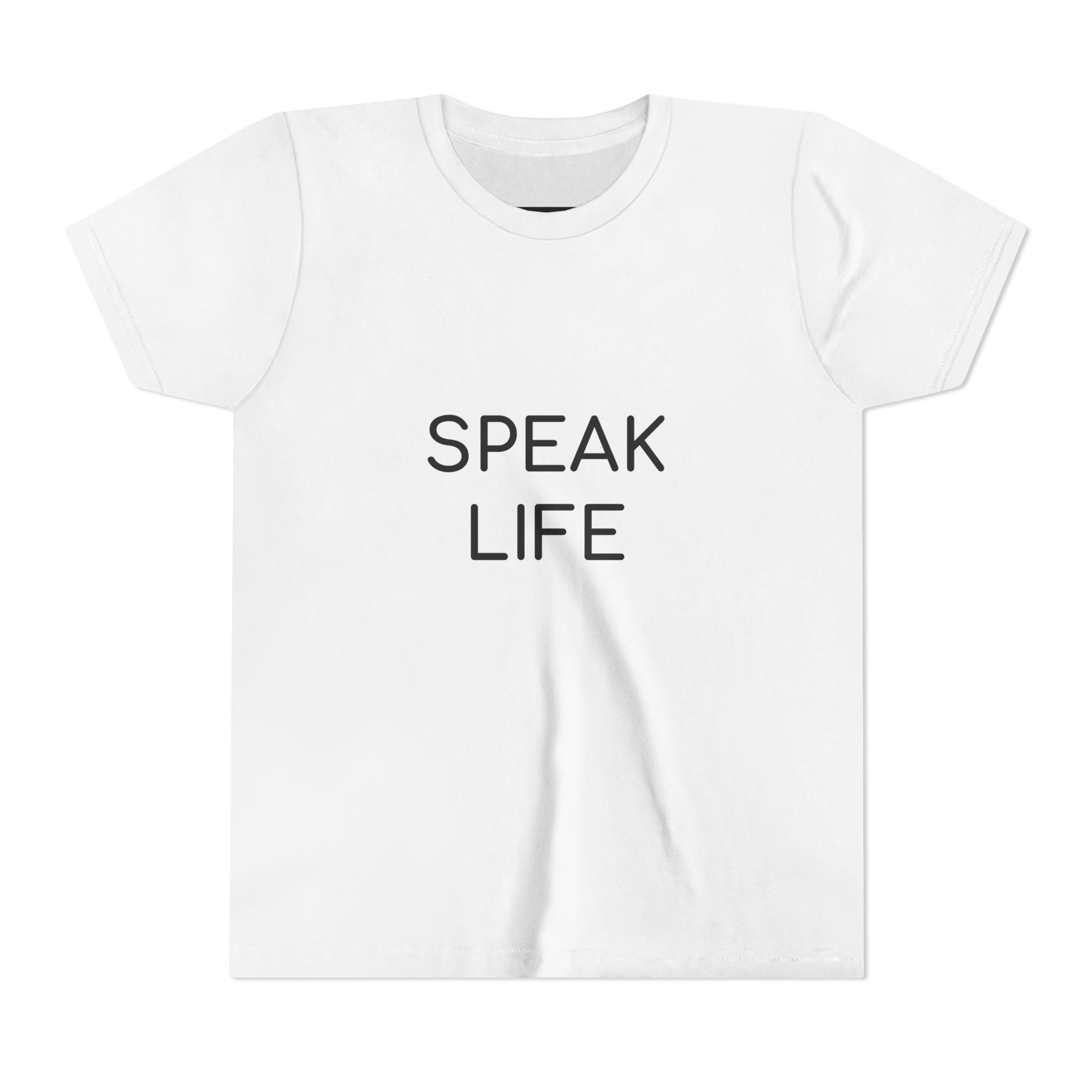 Youth Tee - "Speak Life" Inspirational Kids T‑Shirt