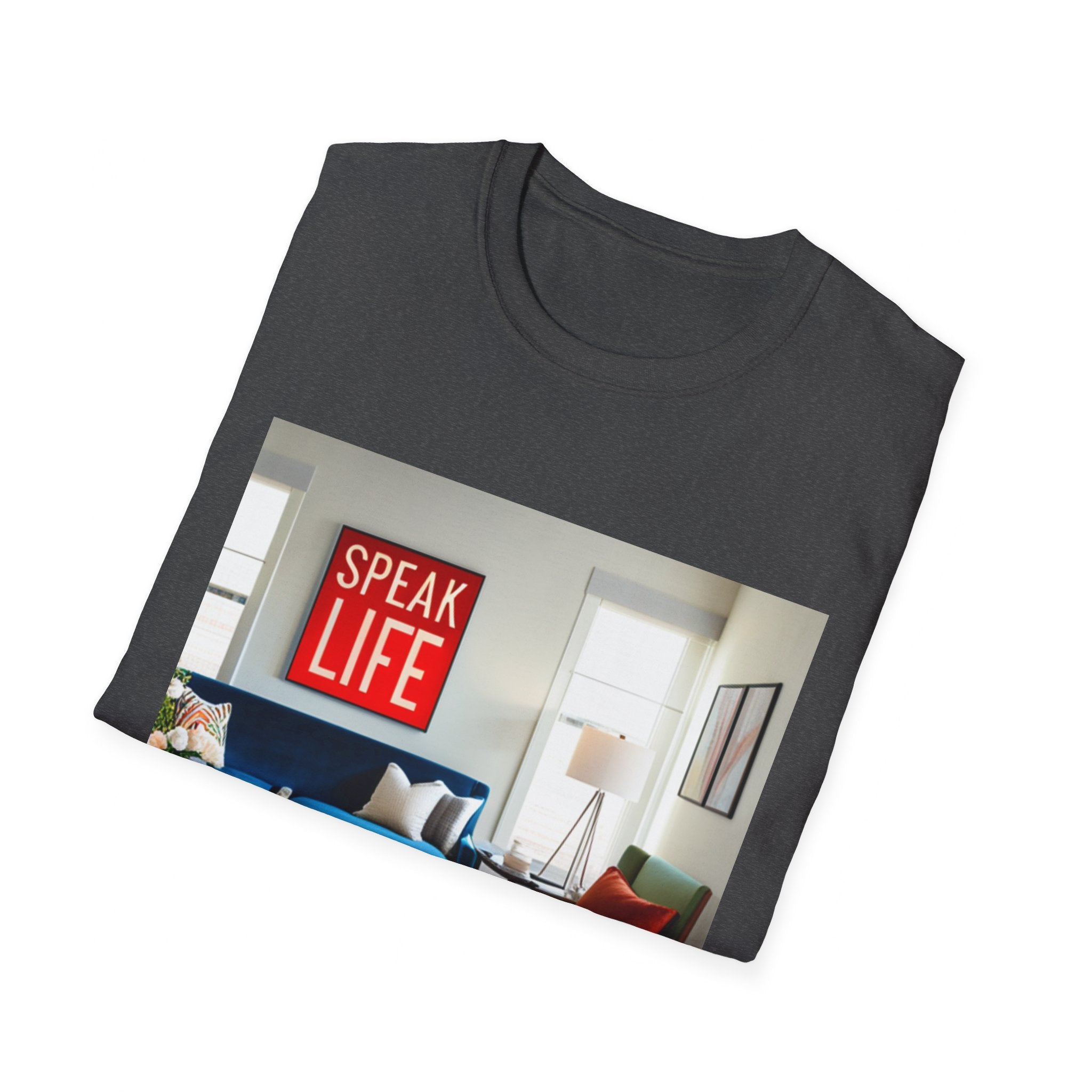 Unisex "Speak Life" Poster Style Softstyle T-Shirt