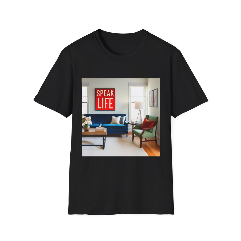 Unisex "Speak Life" Poster Style Softstyle T-Shirt