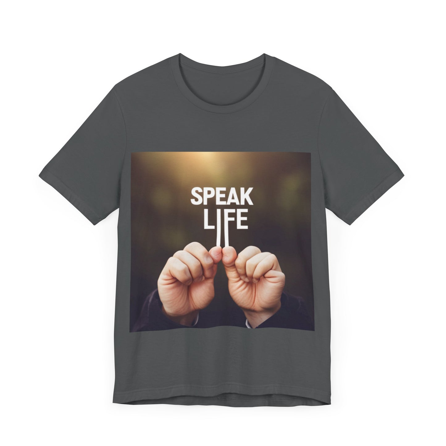 "Speak Life" Hands Unisex Jersey Short Sleeve Tee