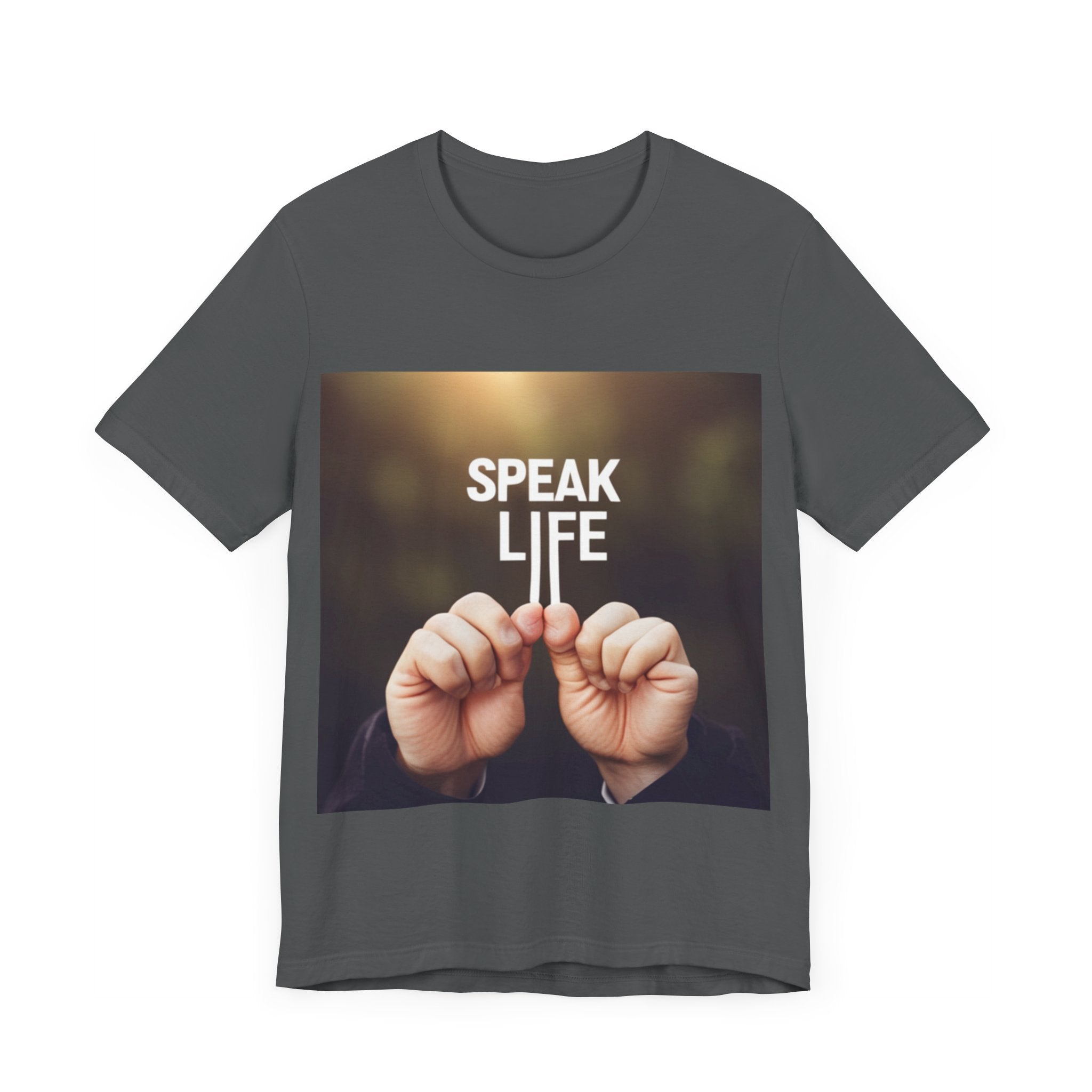 "Speak Life" Hands Unisex Jersey Short Sleeve Tee