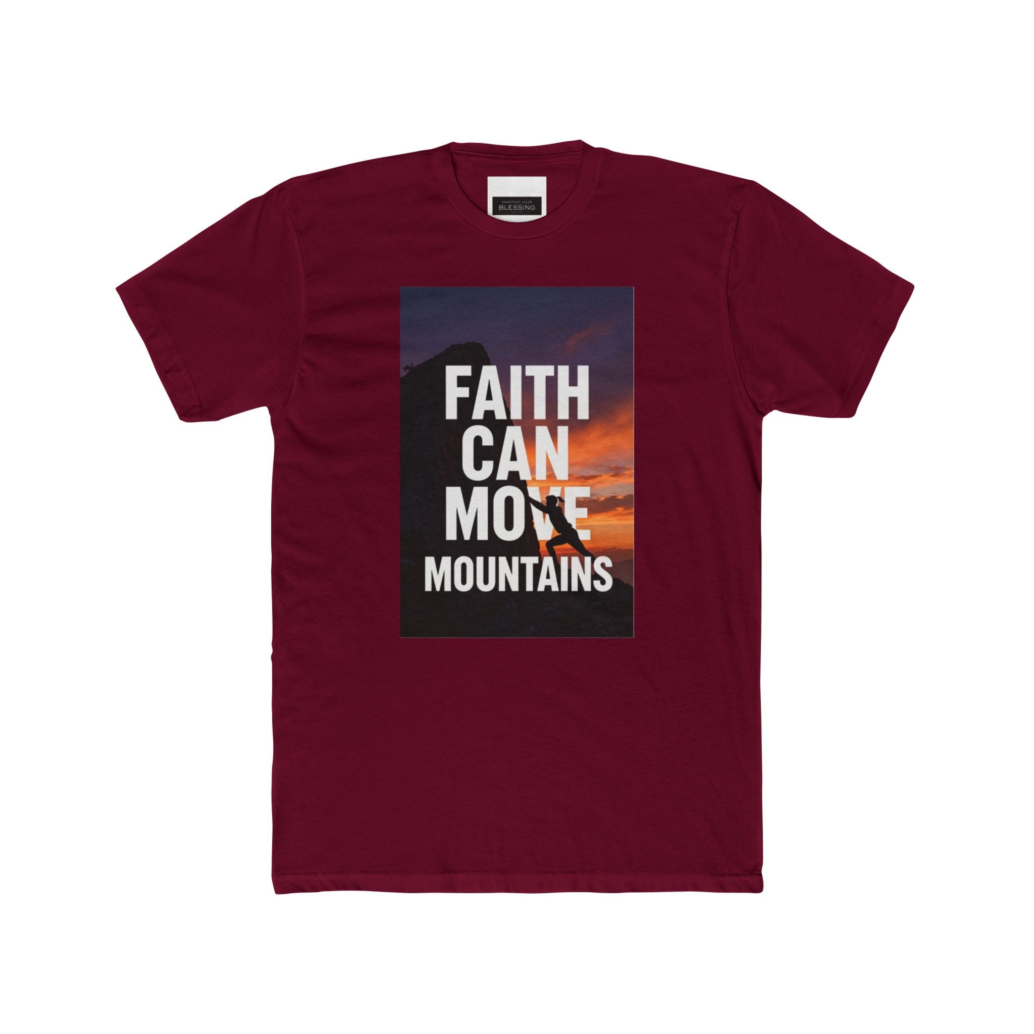 Faith Can Move Mountains T‑Shirt — Inspirational Christian Graphic Tee