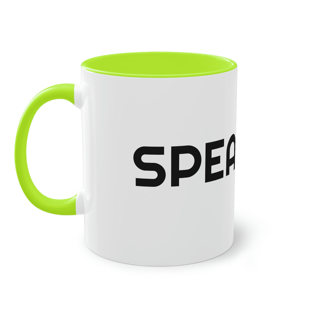 "Speak Life" Two-Tone Coffee Mug, 11oz