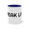 "Speak Life" Two-Tone Coffee Mug, 11oz