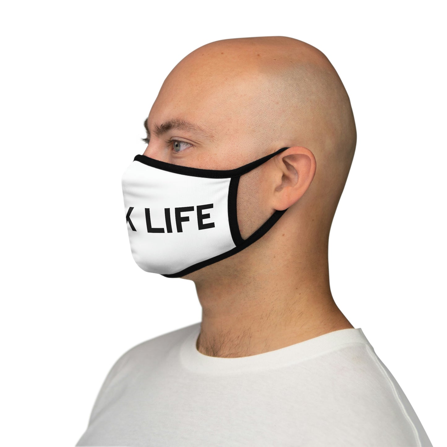 "Speak Life" Fitted Polyester Face Mask