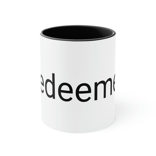 "Redeemed" Accent Coffee Mug, 11oz