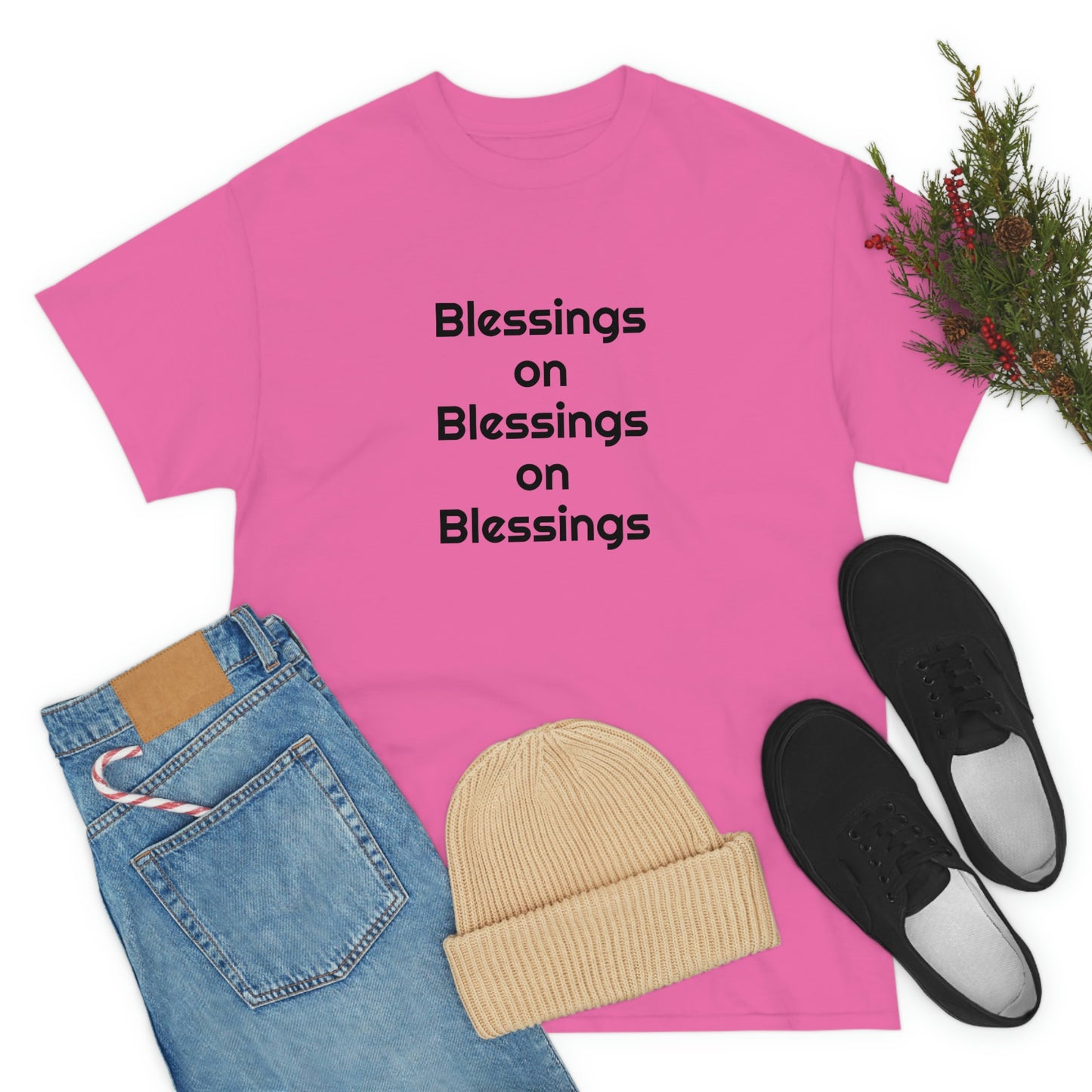 "Blessings on Blessings" Unisex Heavy Cotton Tee