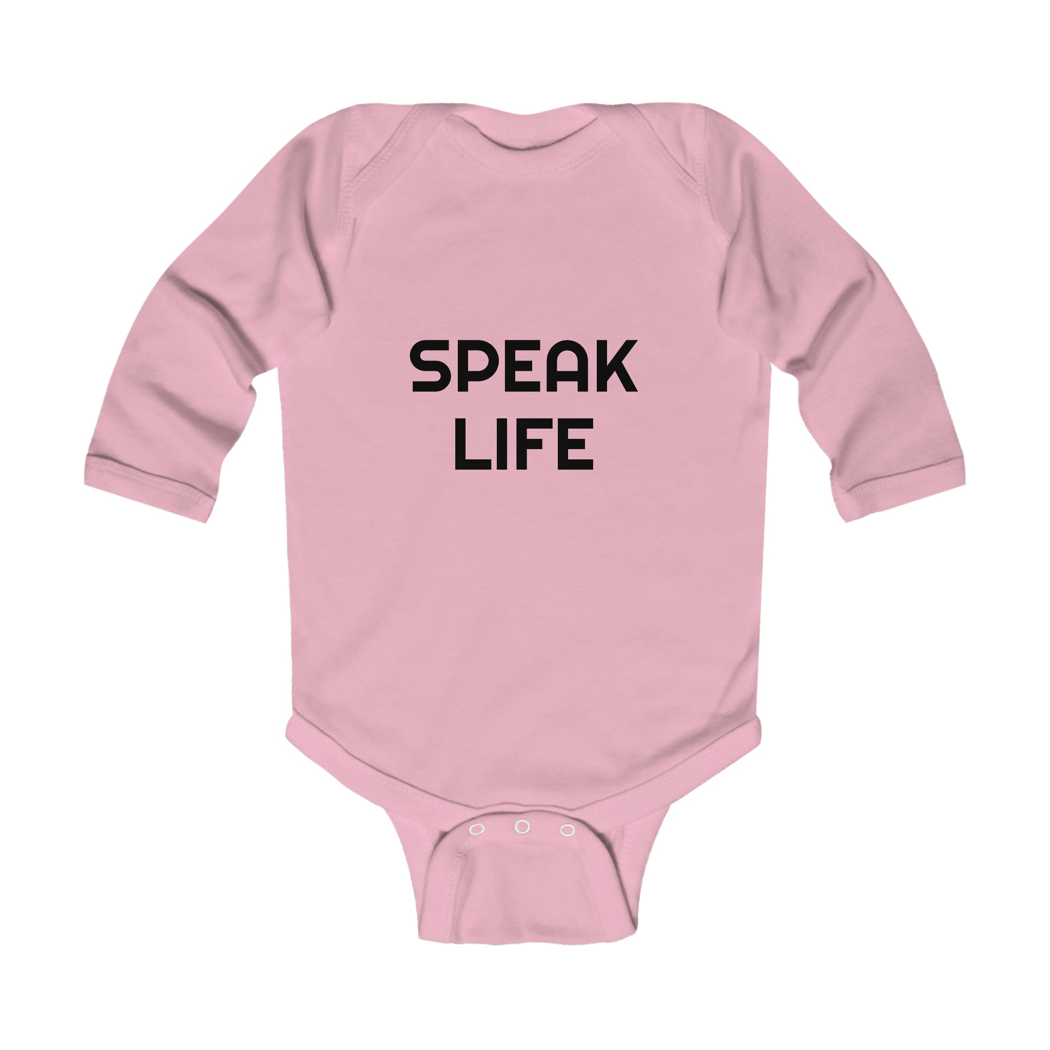 "Speak Life" Infant Long Sleeve Bodysuit