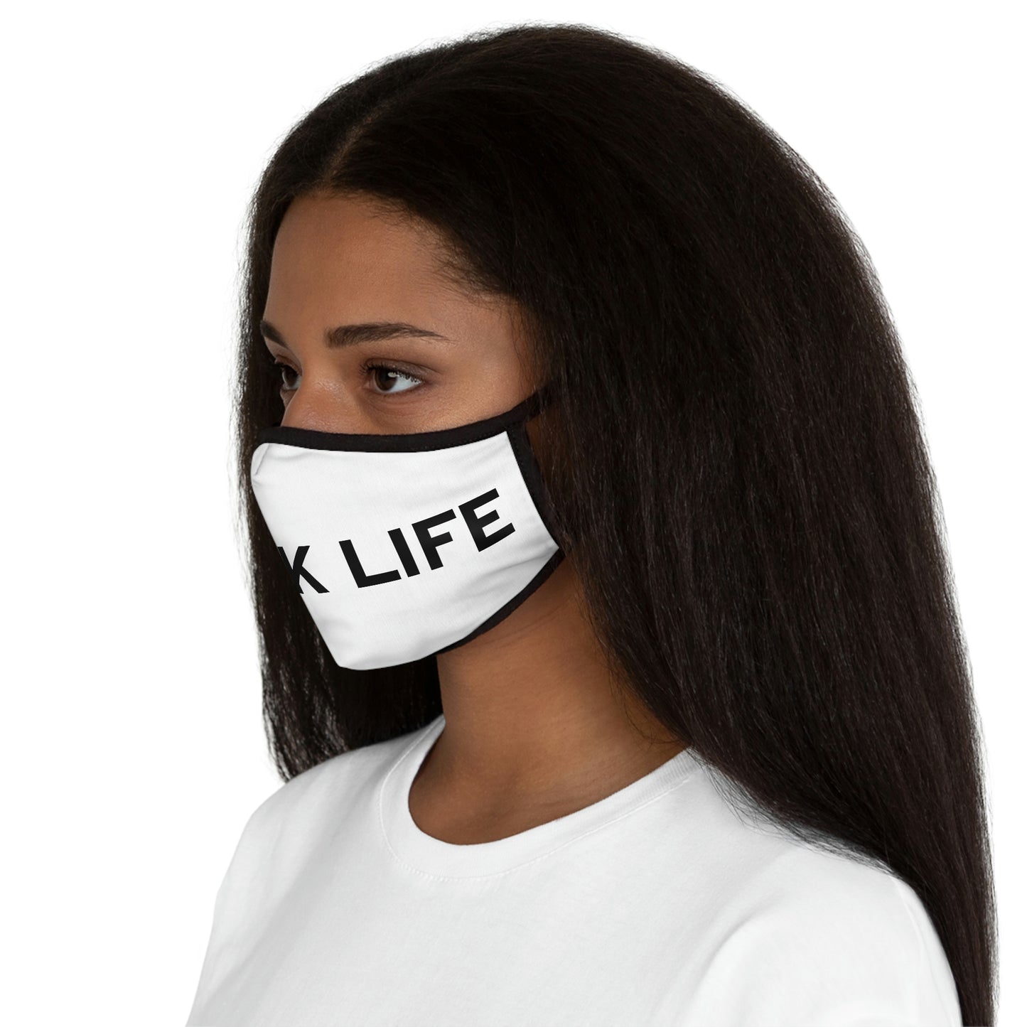 "Speak Life" Fitted Polyester Face Mask