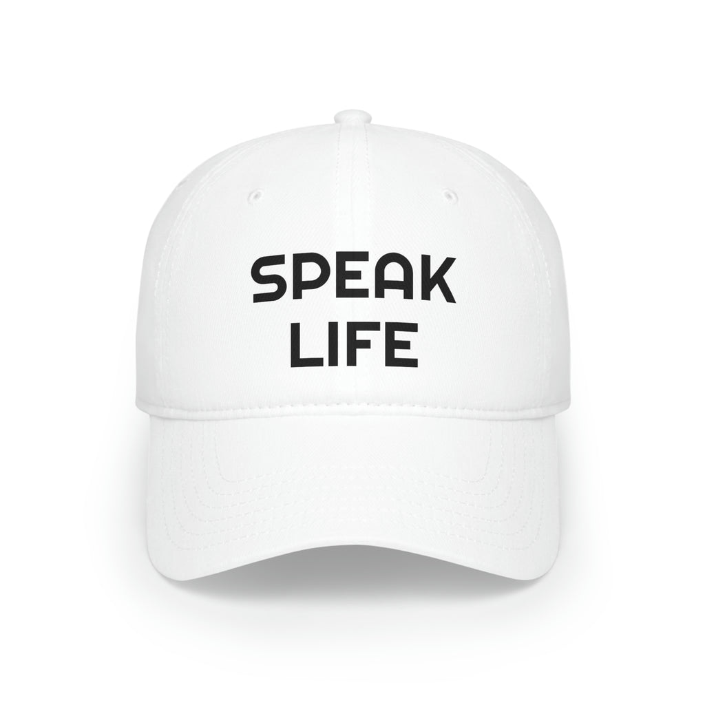 "Speak Life" Low Profile Baseball Cap