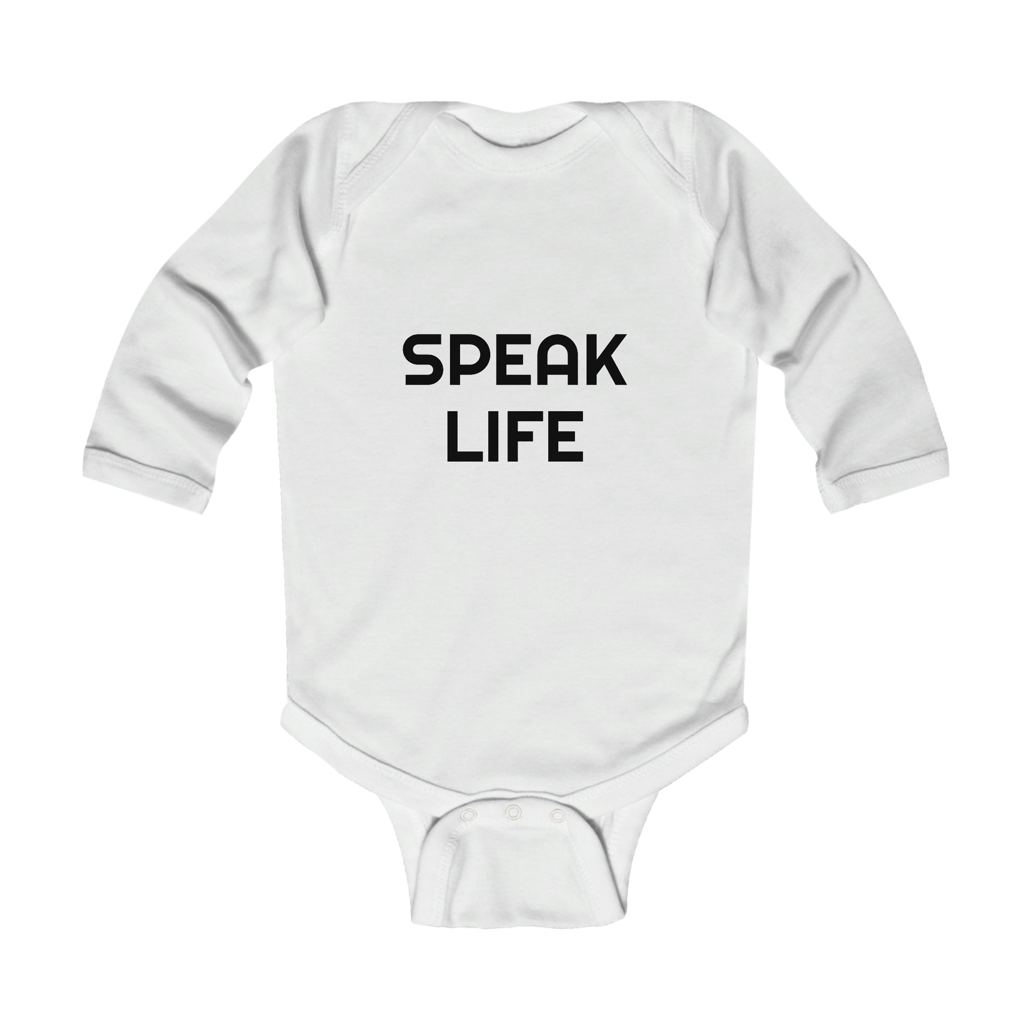"Speak Life" Infant Long Sleeve Bodysuit