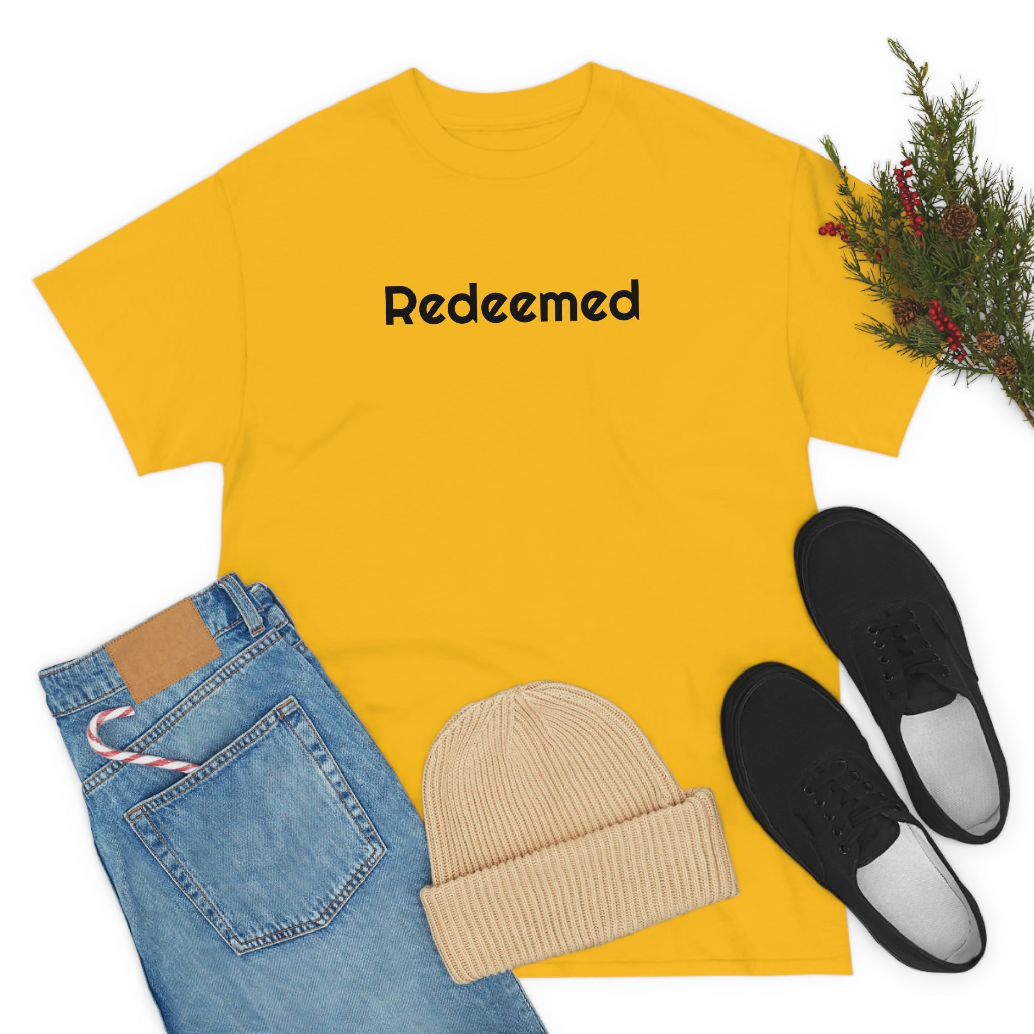 "Redeemed" Unisex Heavy Cotton Tee