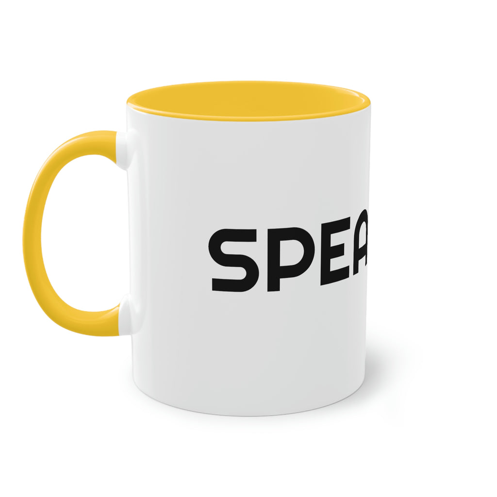 "Speak Life" Two-Tone Coffee Mug, 11oz