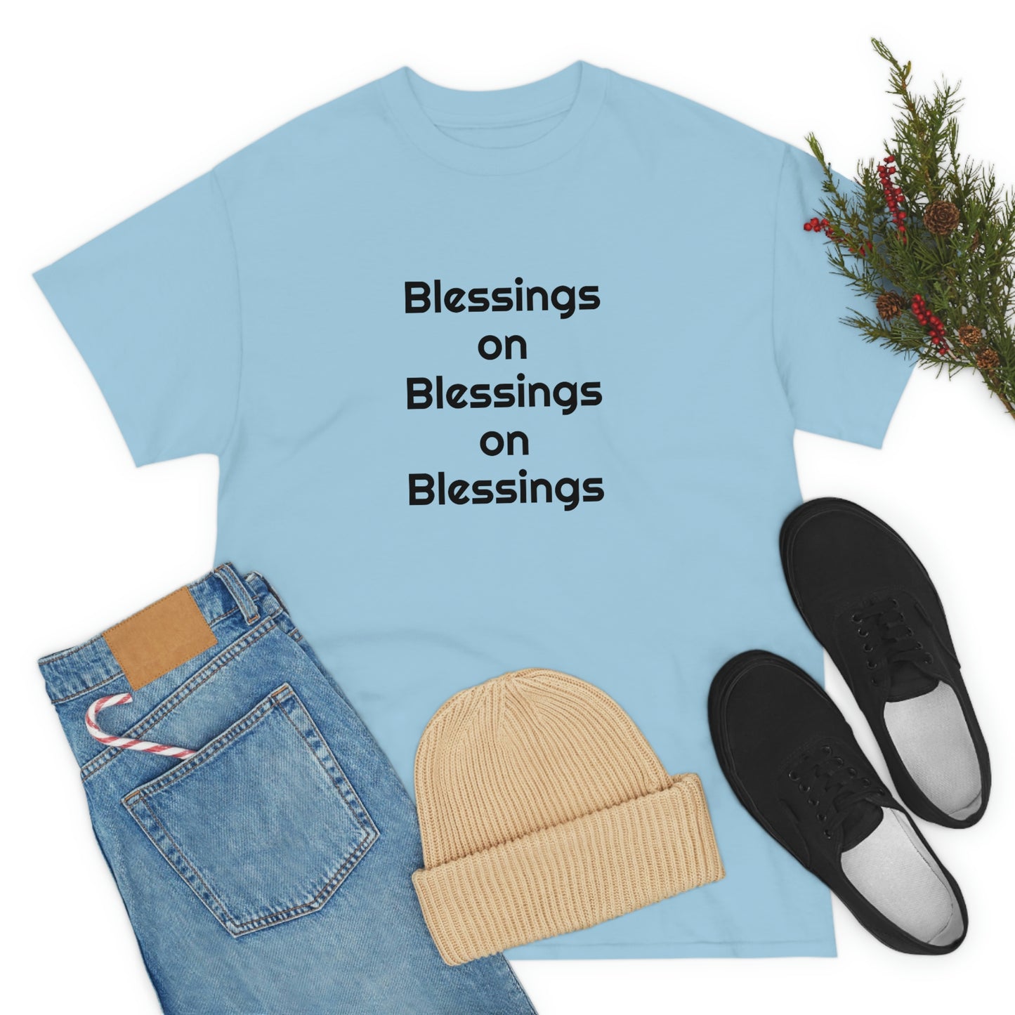 "Blessings on Blessings" Unisex Heavy Cotton Tee