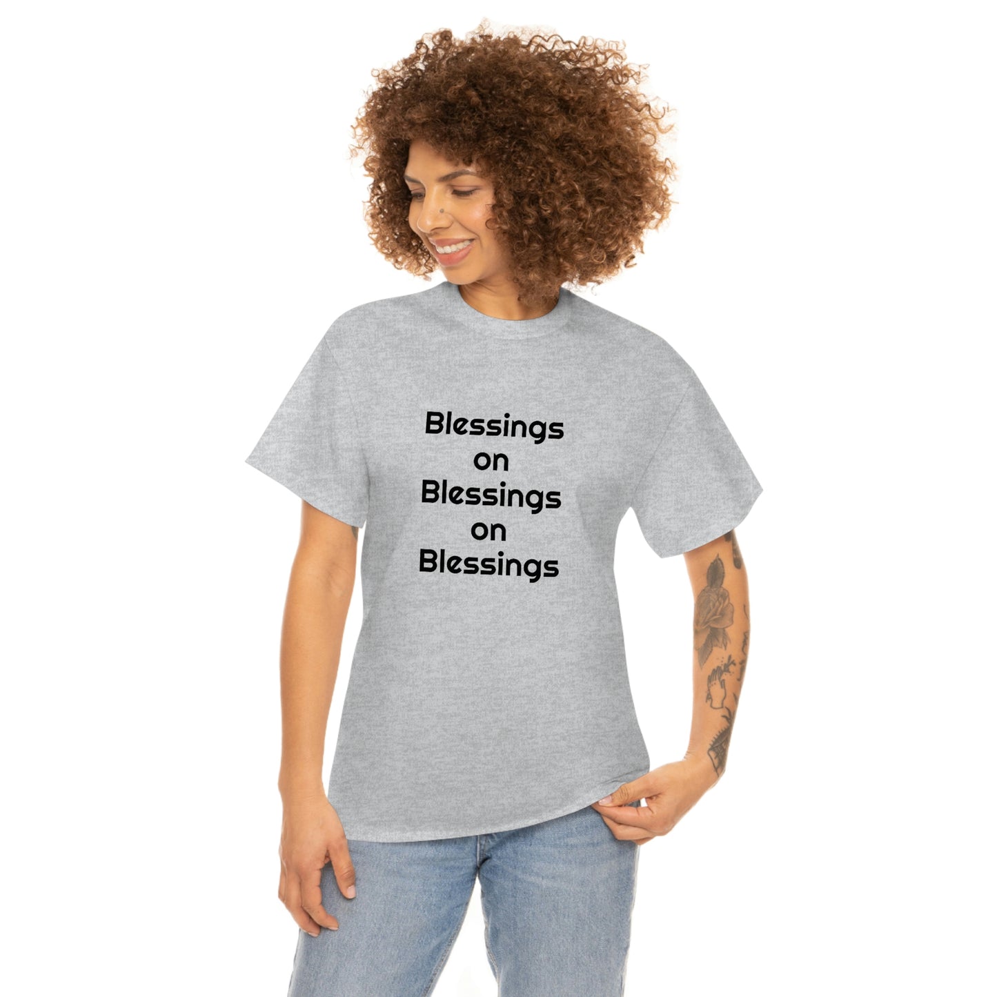 "Blessings on Blessings" Unisex Heavy Cotton Tee