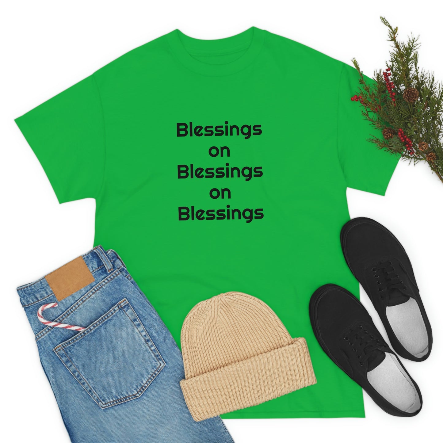 "Blessings on Blessings" Unisex Heavy Cotton Tee