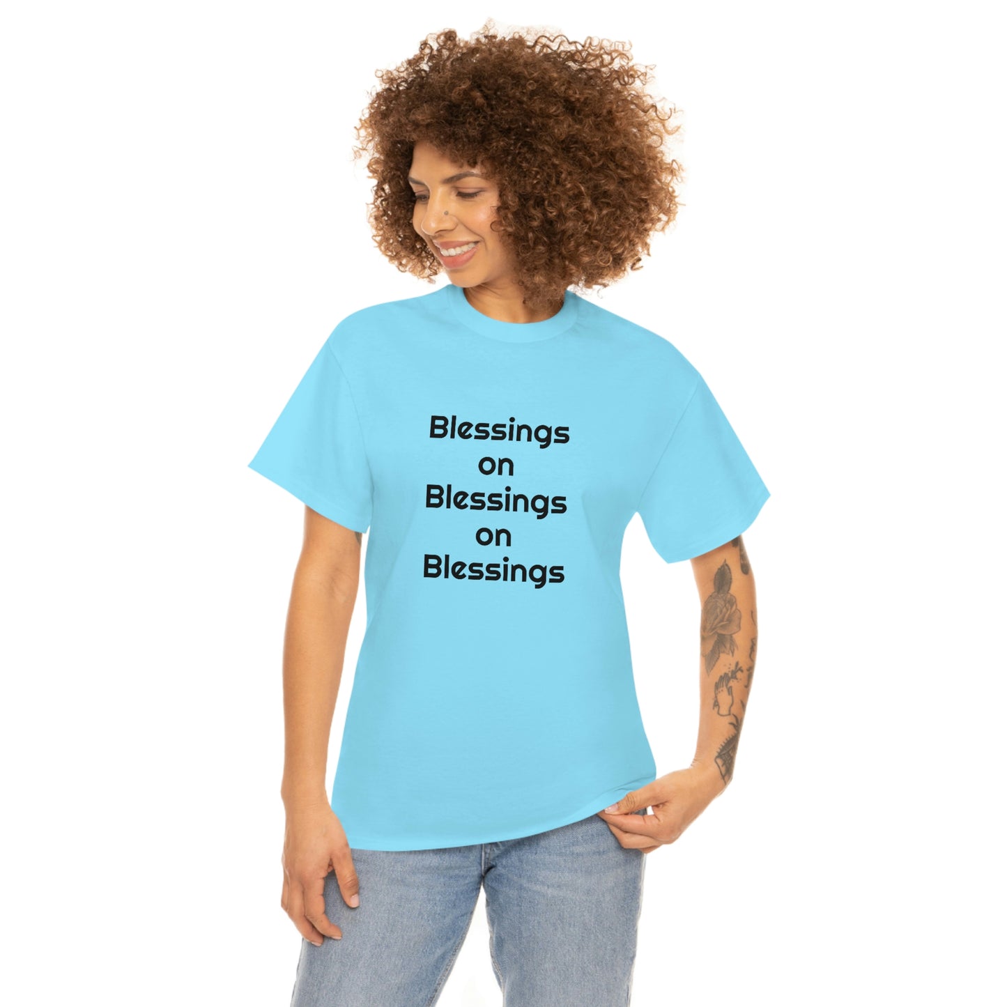 "Blessings on Blessings" Unisex Heavy Cotton Tee