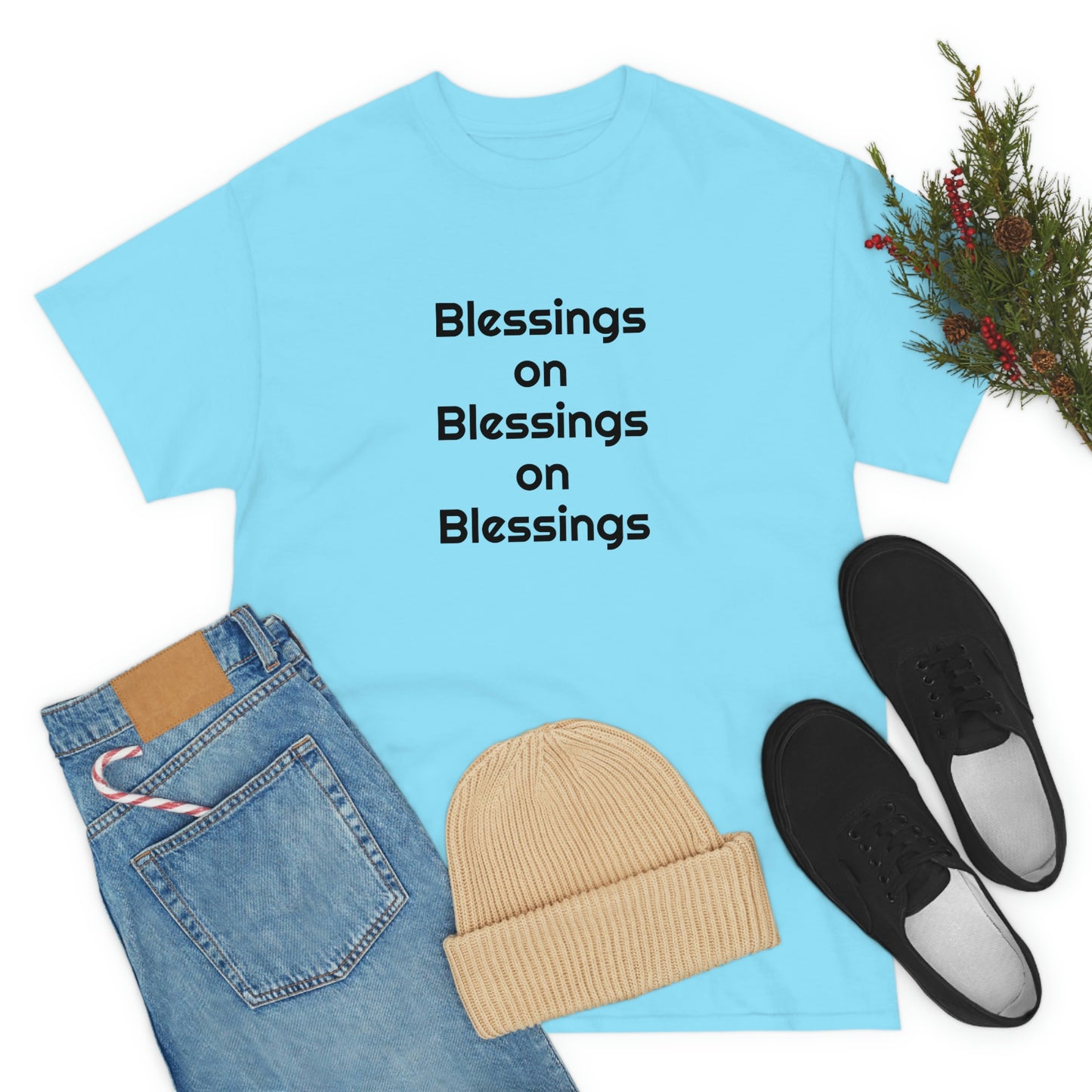 "Blessings on Blessings" Unisex Heavy Cotton Tee