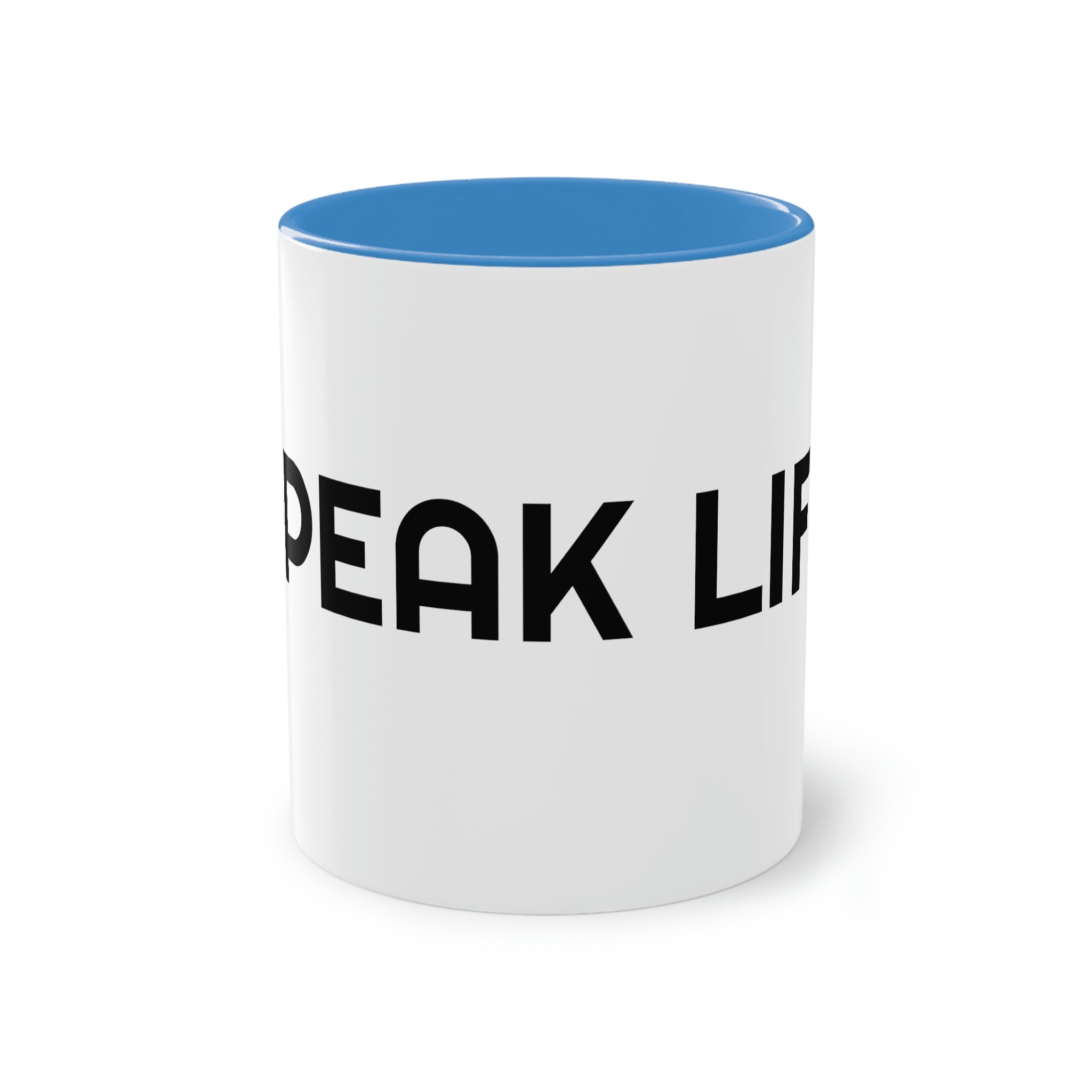 "Speak Life" Two-Tone Coffee Mug, 11oz