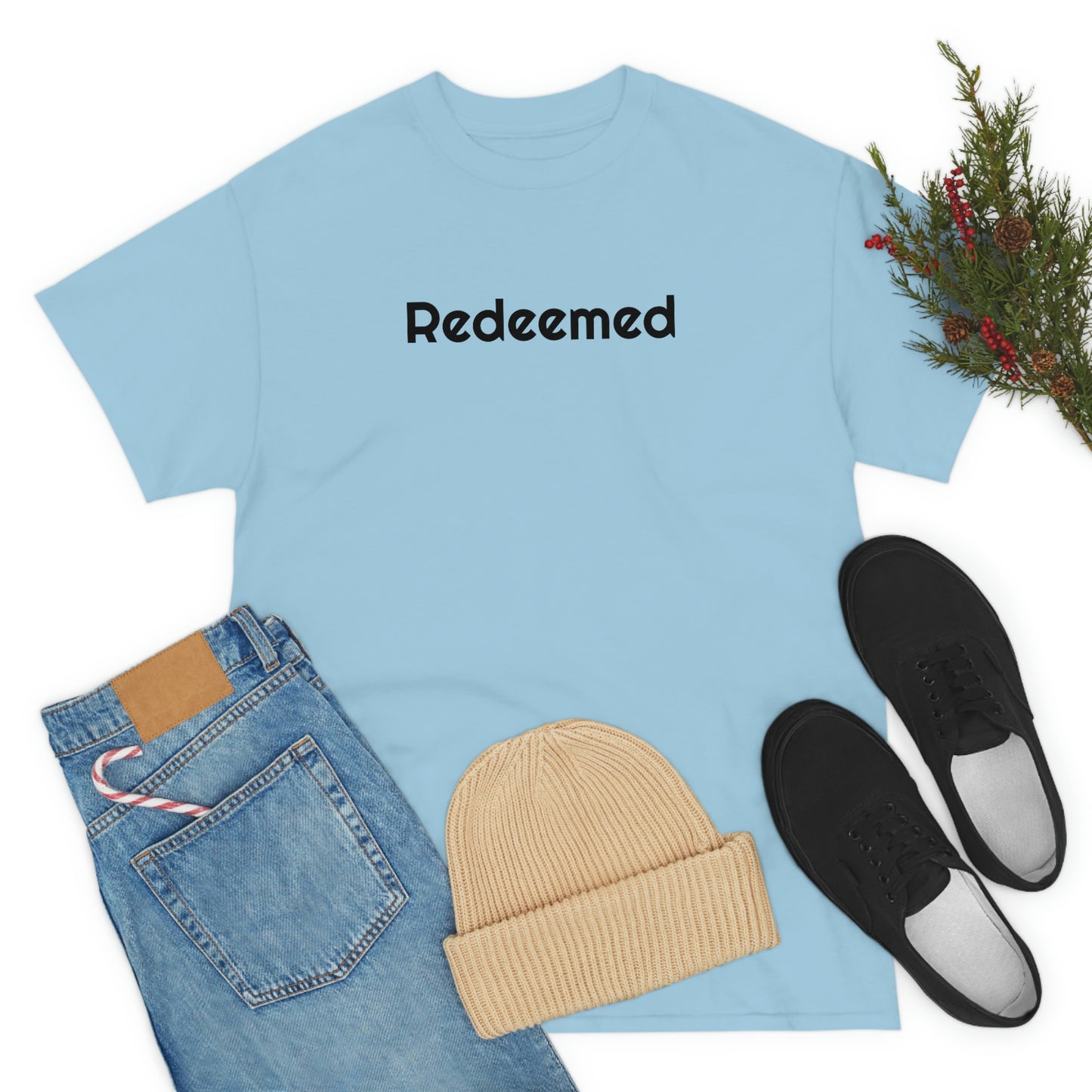 "Redeemed" Unisex Heavy Cotton Tee
