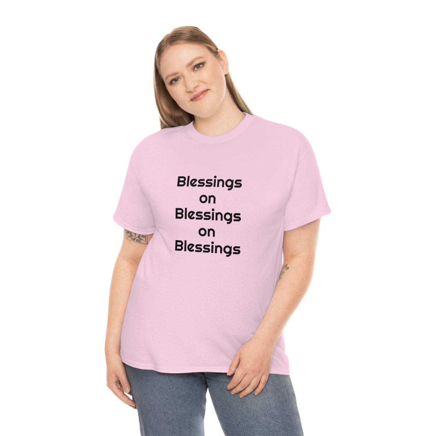 "Blessings on Blessings" Unisex Heavy Cotton Tee