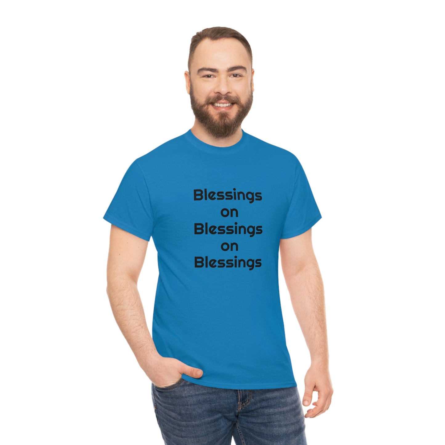 "Blessings on Blessings" Unisex Heavy Cotton Tee